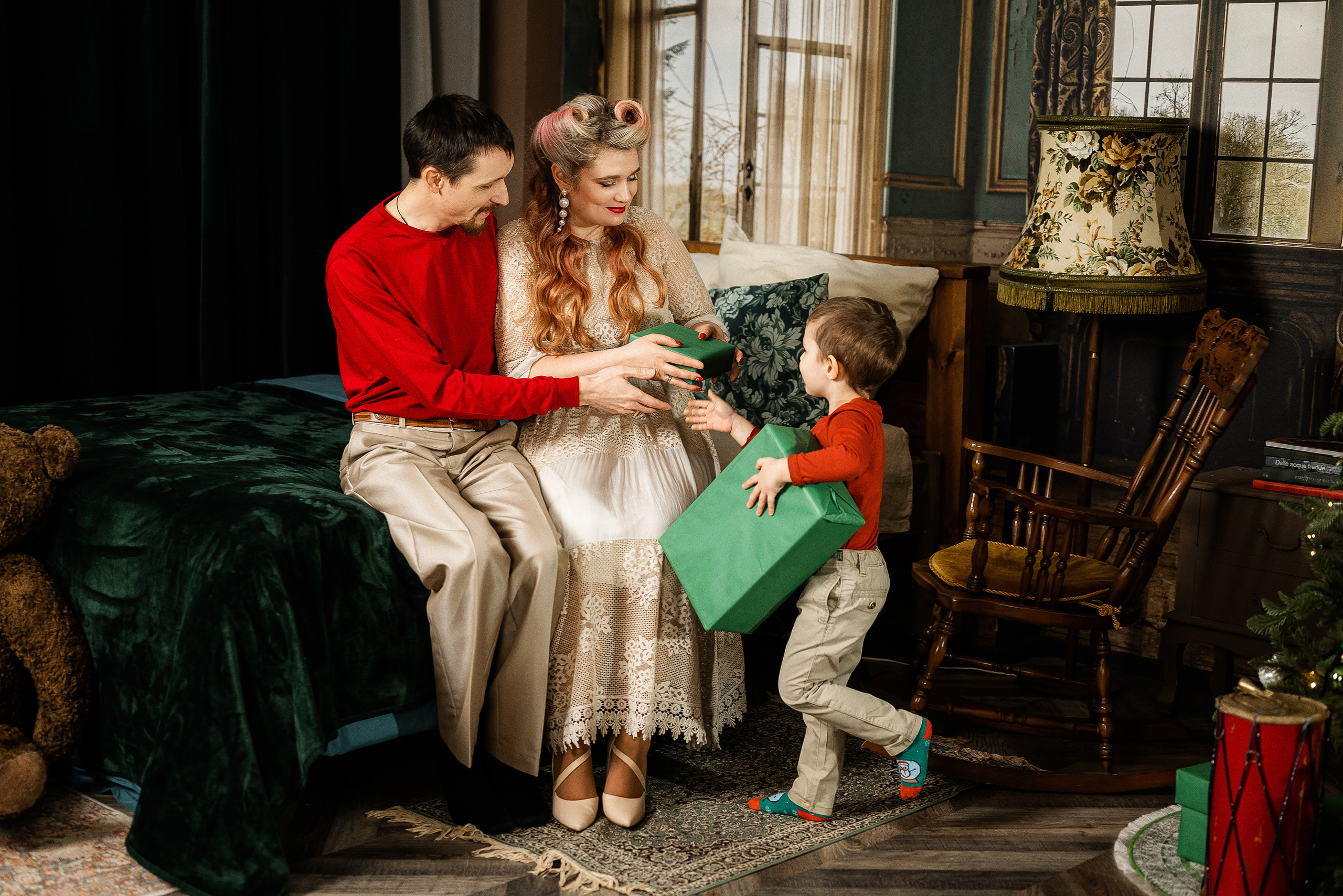 Новогодняя винтажная съемка. Свадебный и портретный фотограф в Минске Наташа Каракулова