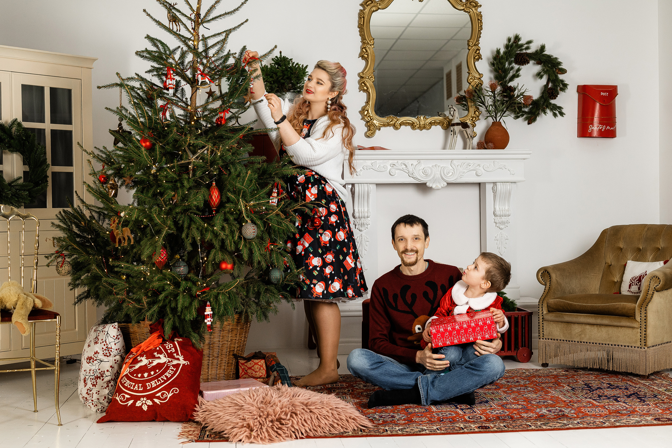 Новогодняя винтажная съемка. Свадебный и портретный фотограф в Минске Наташа Каракулова