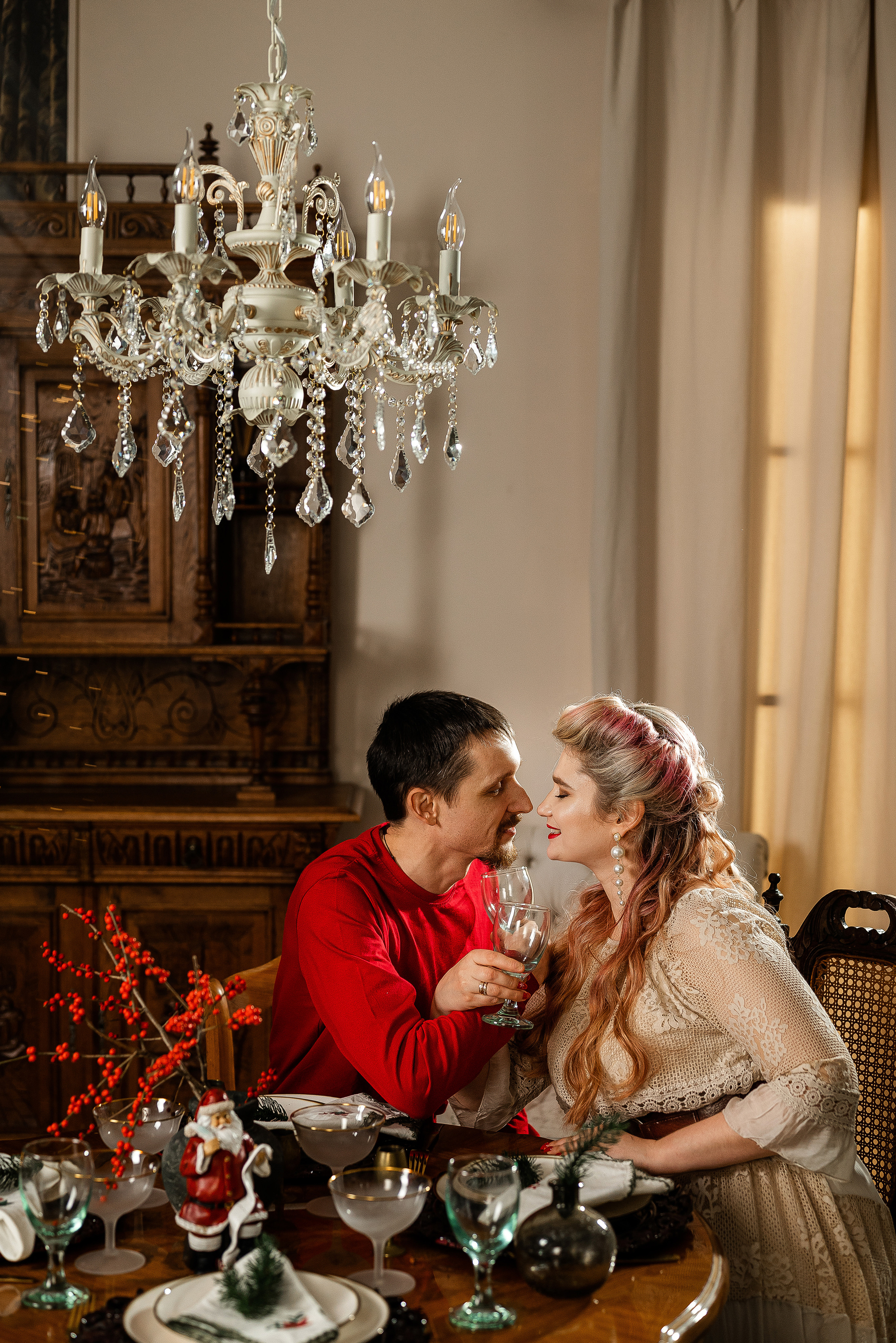 Новогодняя винтажная съемка. Свадебный и портретный фотограф в Минске Наташа Каракулова