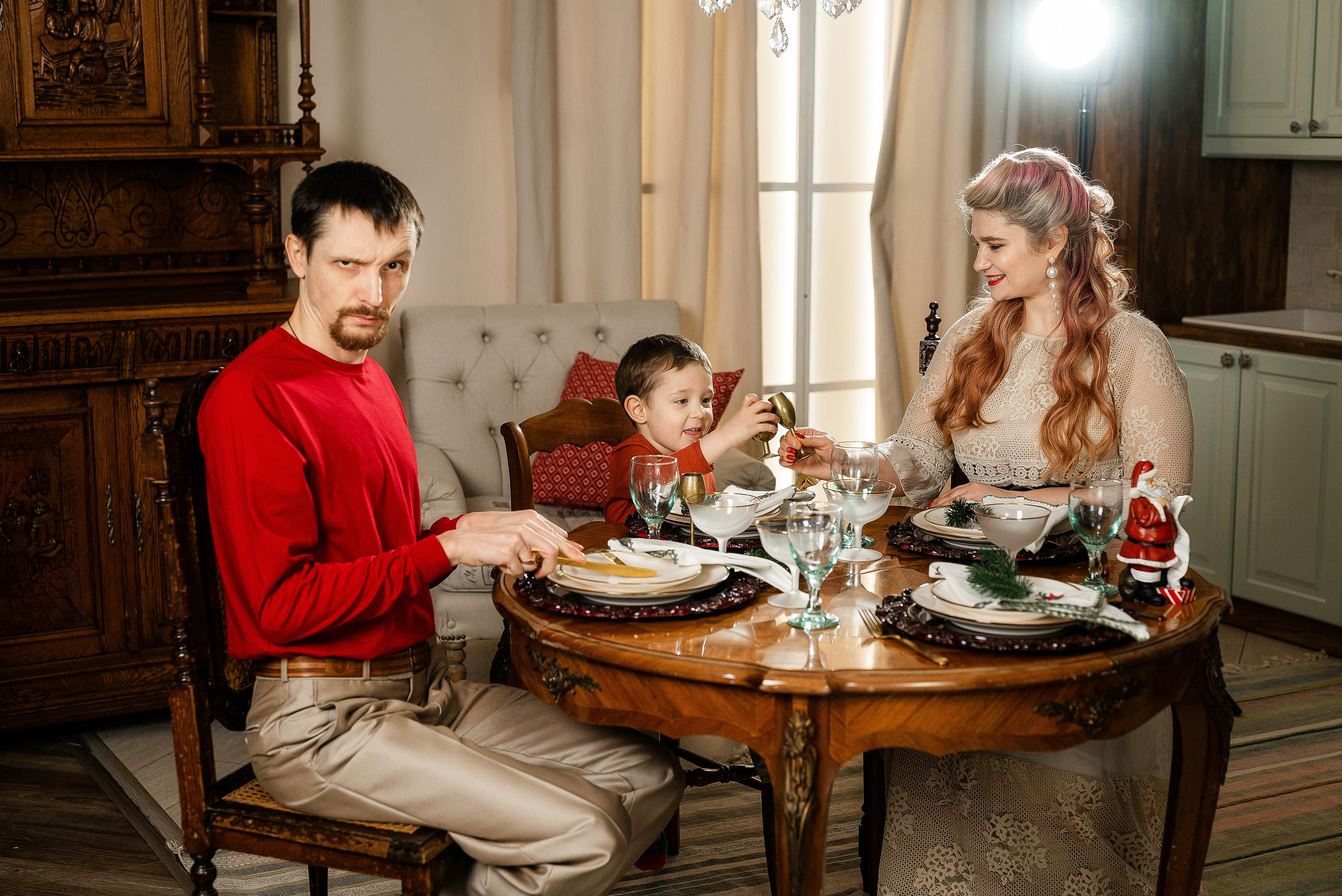 Новогодняя винтажная съемка. Свадебный и портретный фотограф в Минске Наташа Каракулова
