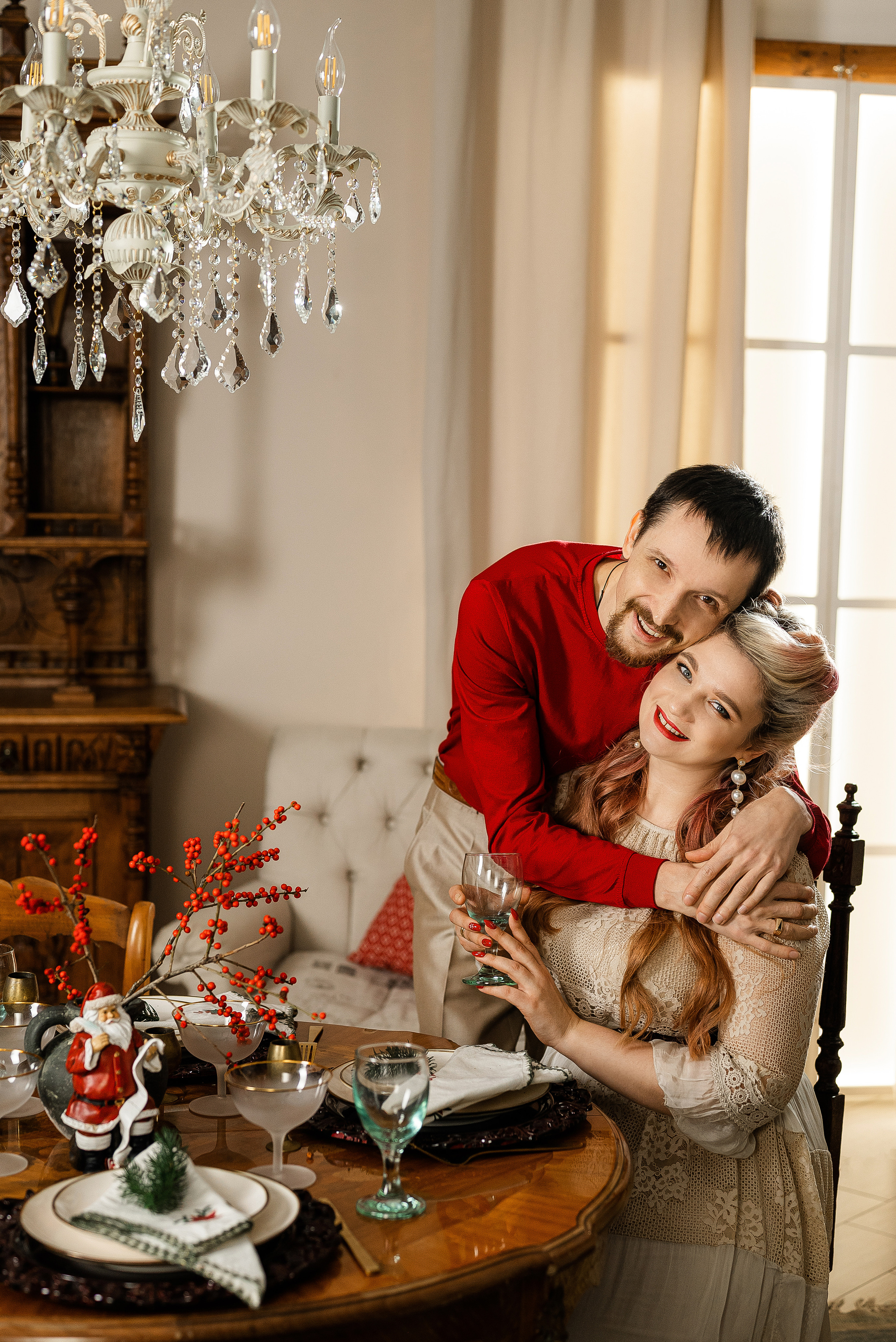 Новогодняя винтажная съемка. Свадебный и портретный фотограф в Минске Наташа Каракулова
