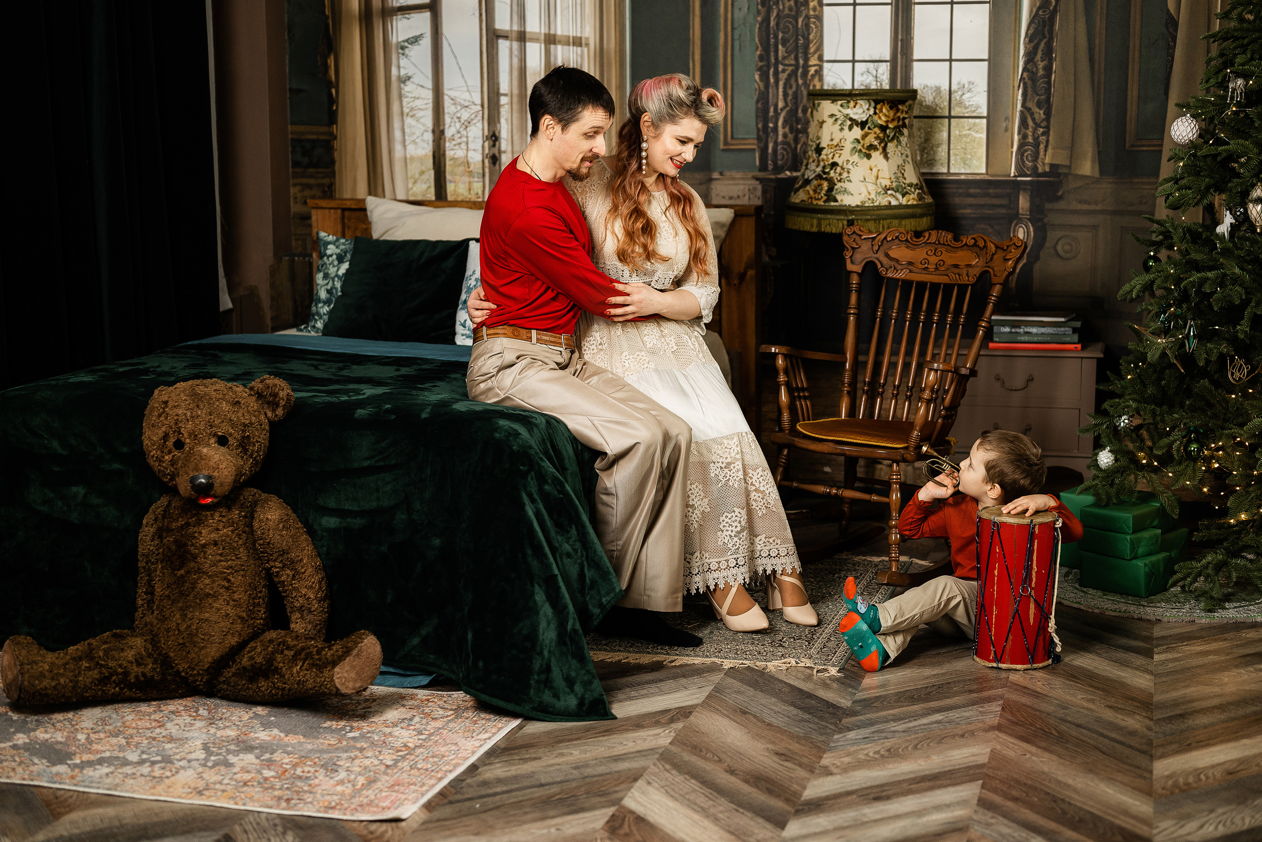 Новогодняя винтажная съемка. Свадебный и портретный фотограф в Минске Наташа Каракулова