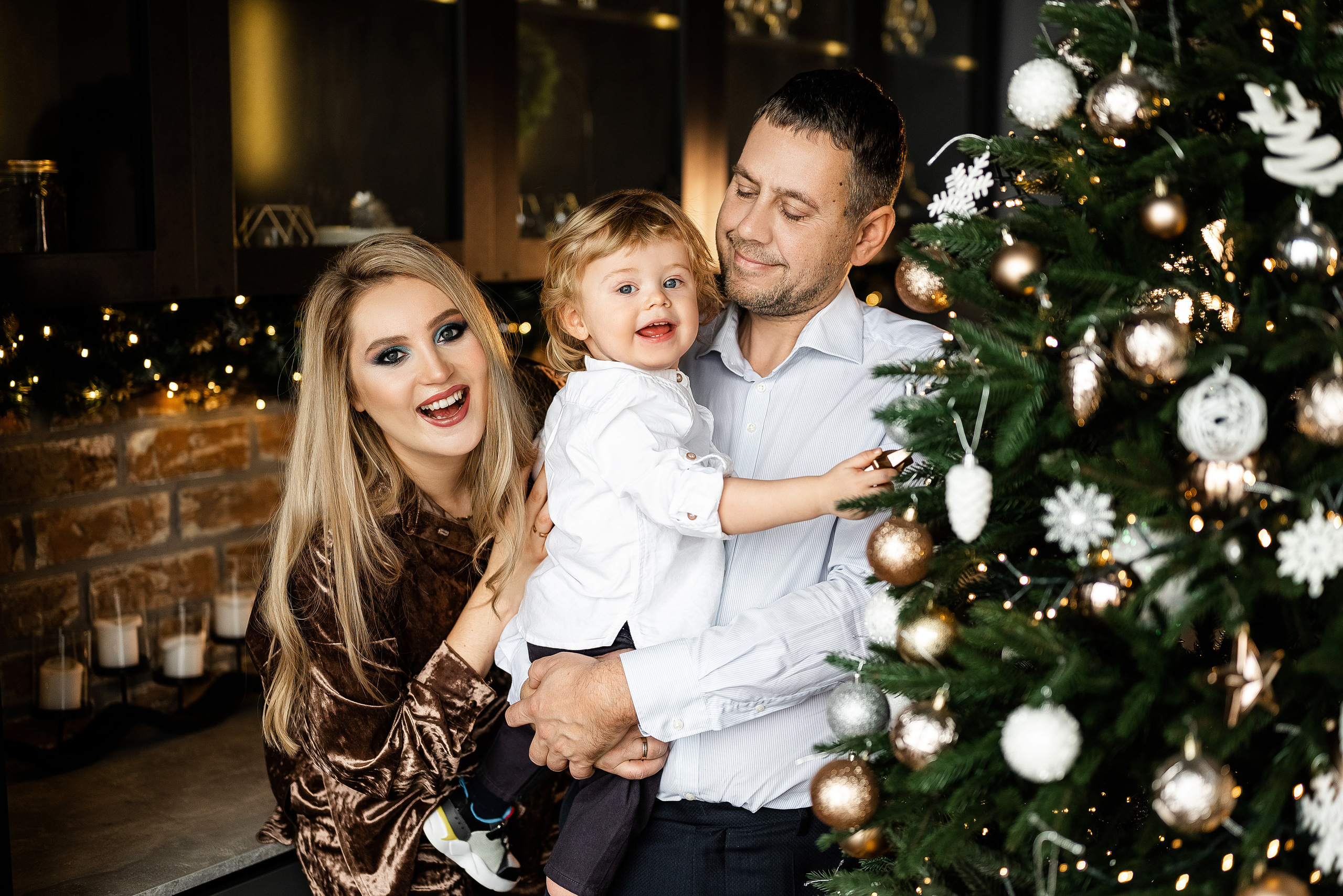 Новогодняя фотосессия семьи Саши. Свадебный и портретный фотограф в Минске Наташа Каракулова