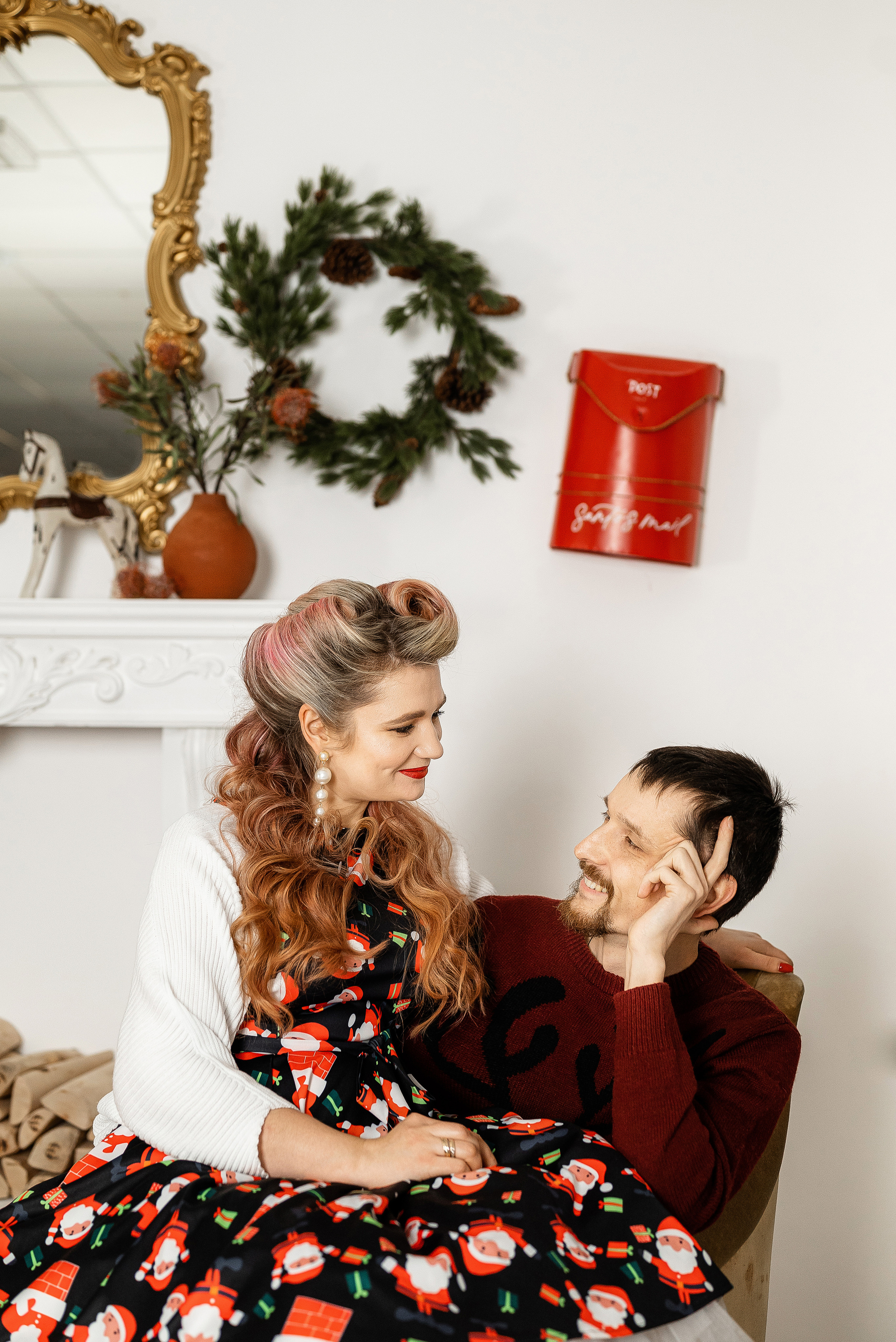 Новогодняя винтажная съемка. Свадебный и портретный фотограф в Минске Наташа Каракулова