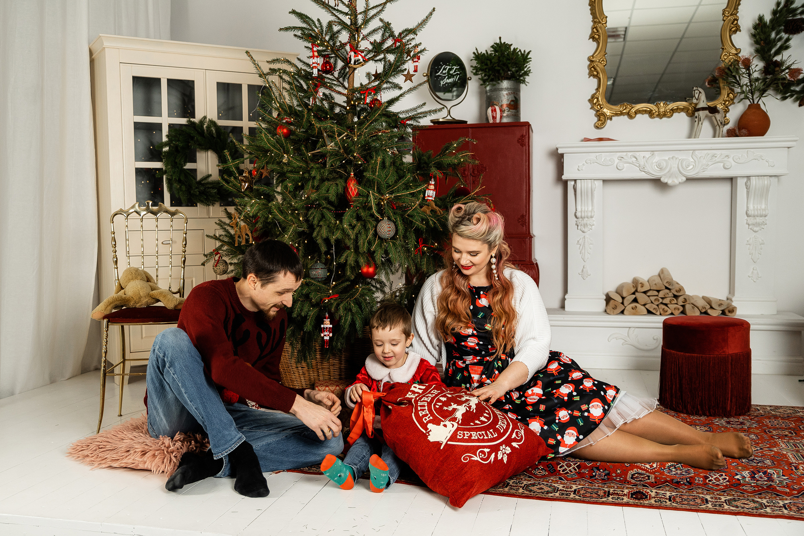 Новогодняя винтажная съемка. Свадебный и портретный фотограф в Минске Наташа Каракулова