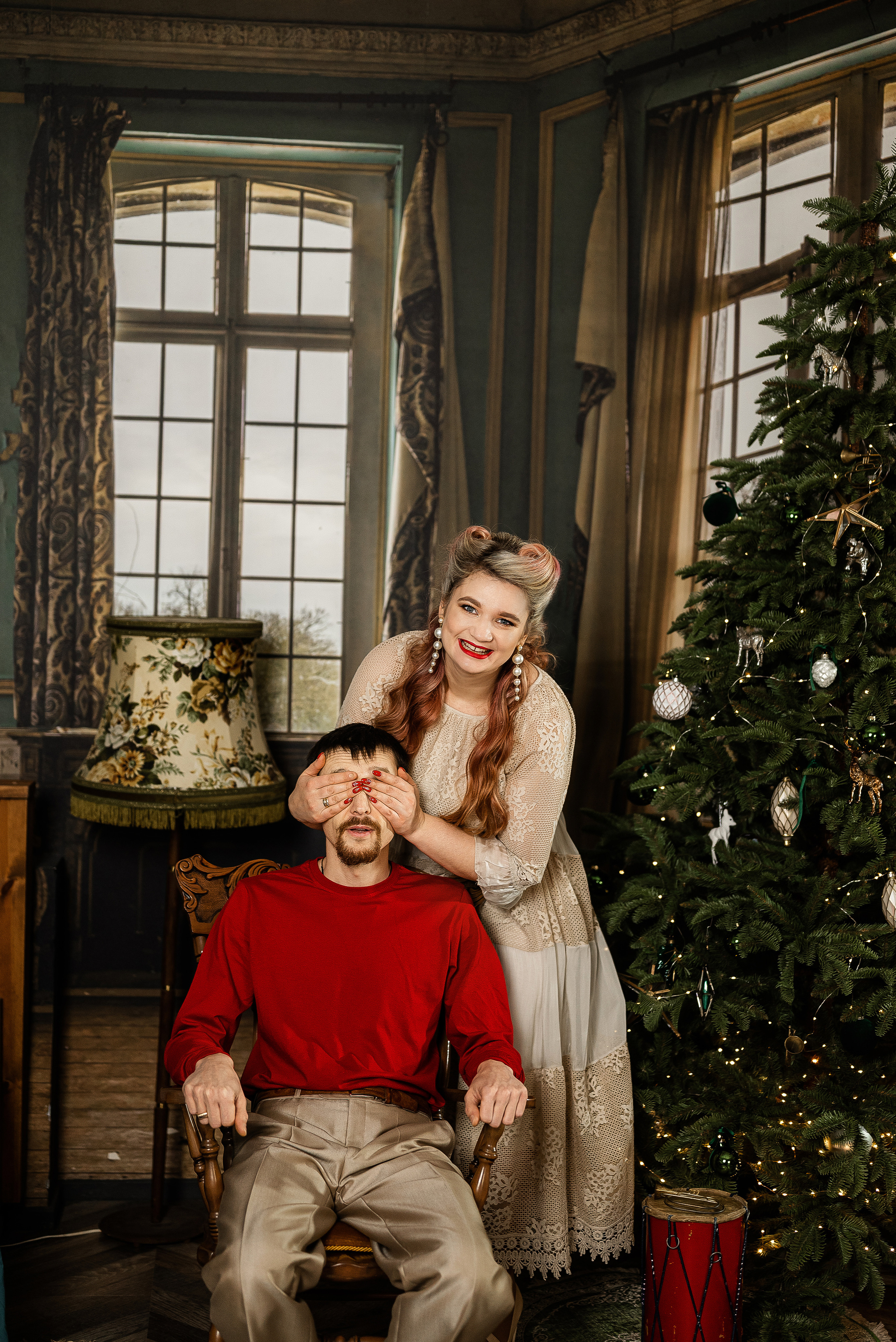 Новогодняя винтажная съемка. Свадебный и портретный фотограф в Минске Наташа Каракулова