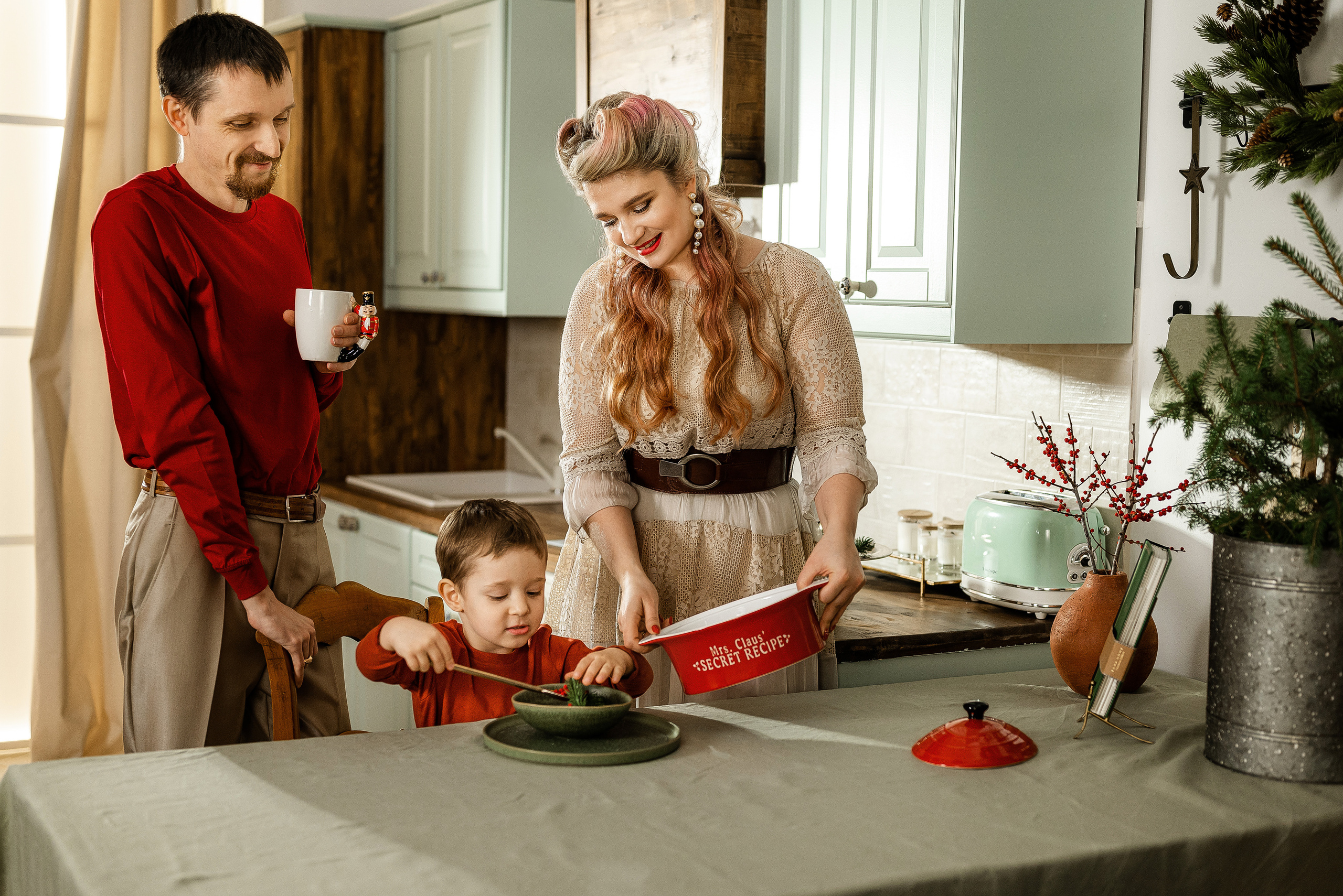 Новогодняя винтажная съемка. Свадебный и портретный фотограф в Минске Наташа Каракулова