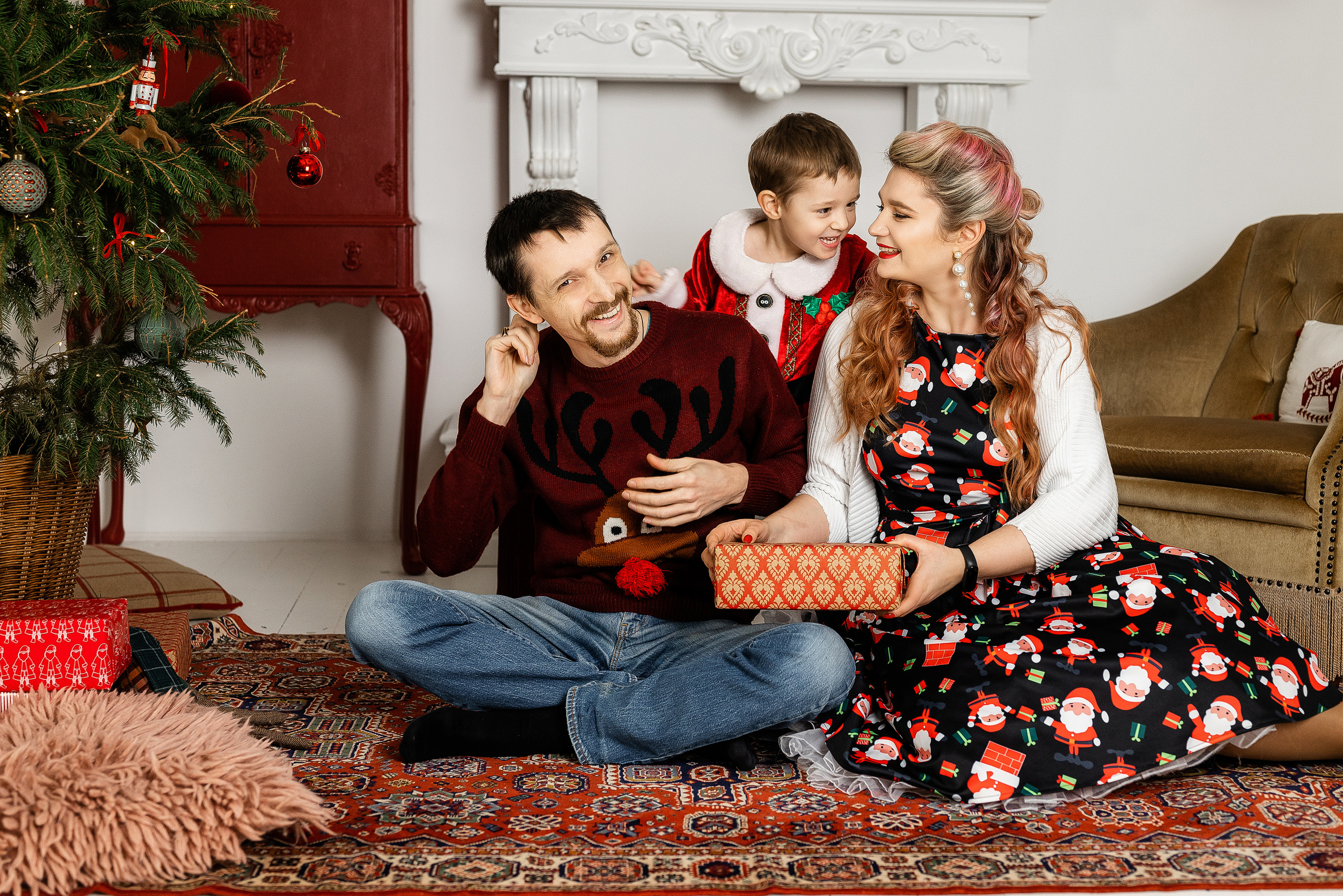 Новогодняя винтажная съемка. Свадебный и портретный фотограф в Минске Наташа Каракулова