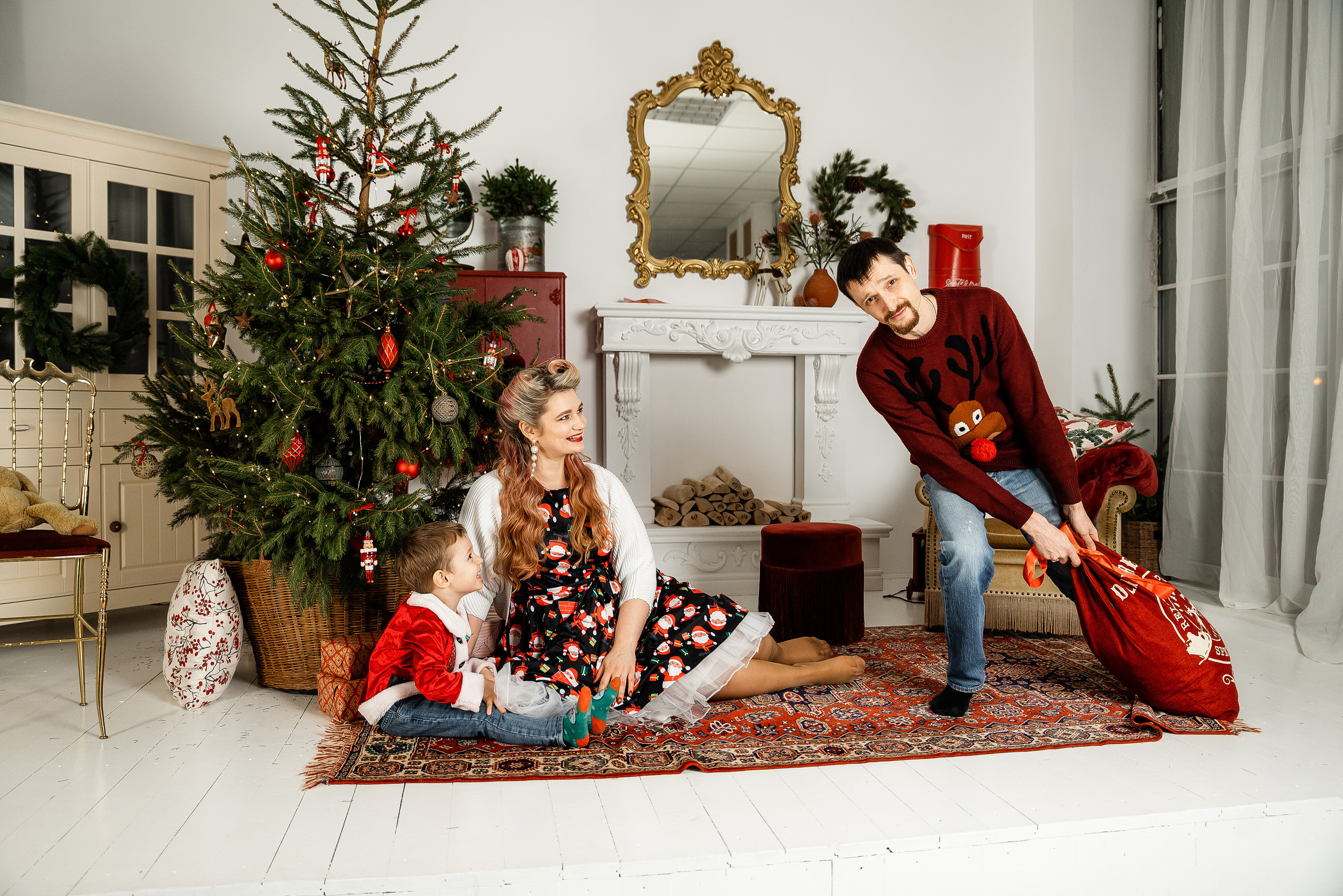 Новогодняя винтажная съемка. Свадебный и портретный фотограф в Минске Наташа Каракулова