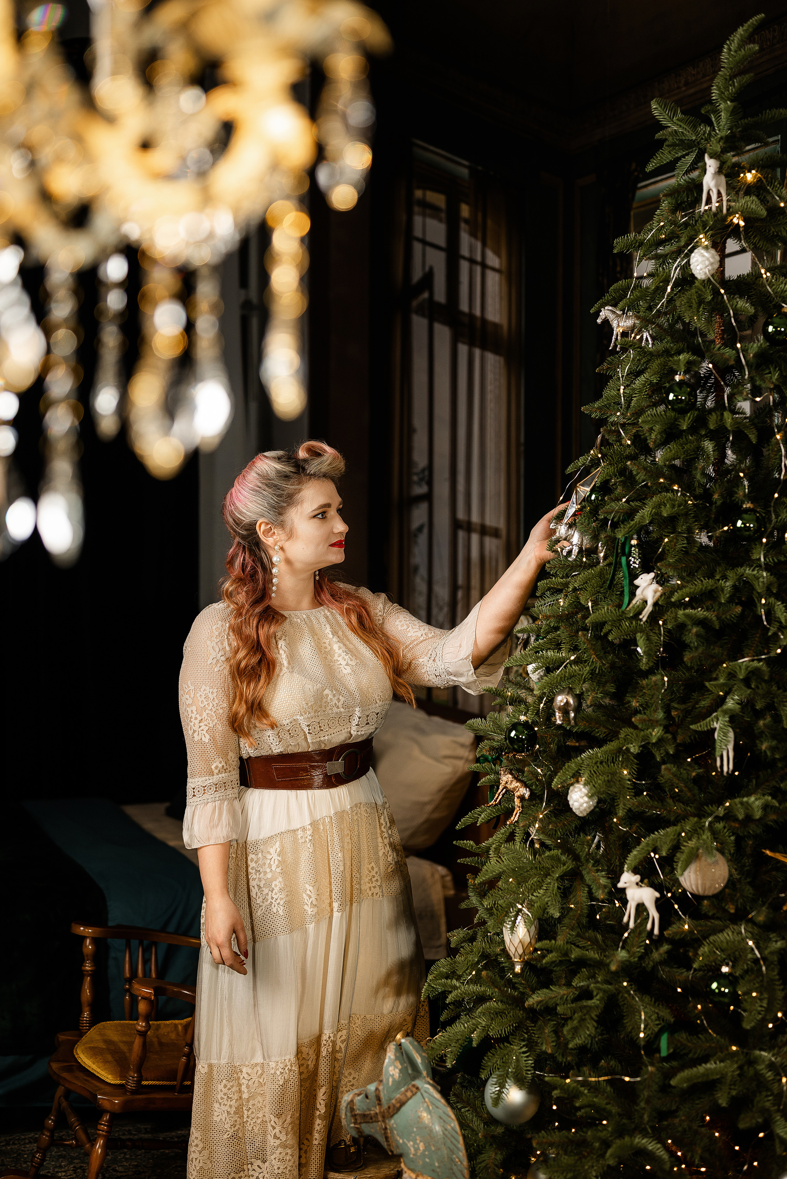 Новогодняя винтажная съемка. Свадебный и портретный фотограф в Минске Наташа Каракулова