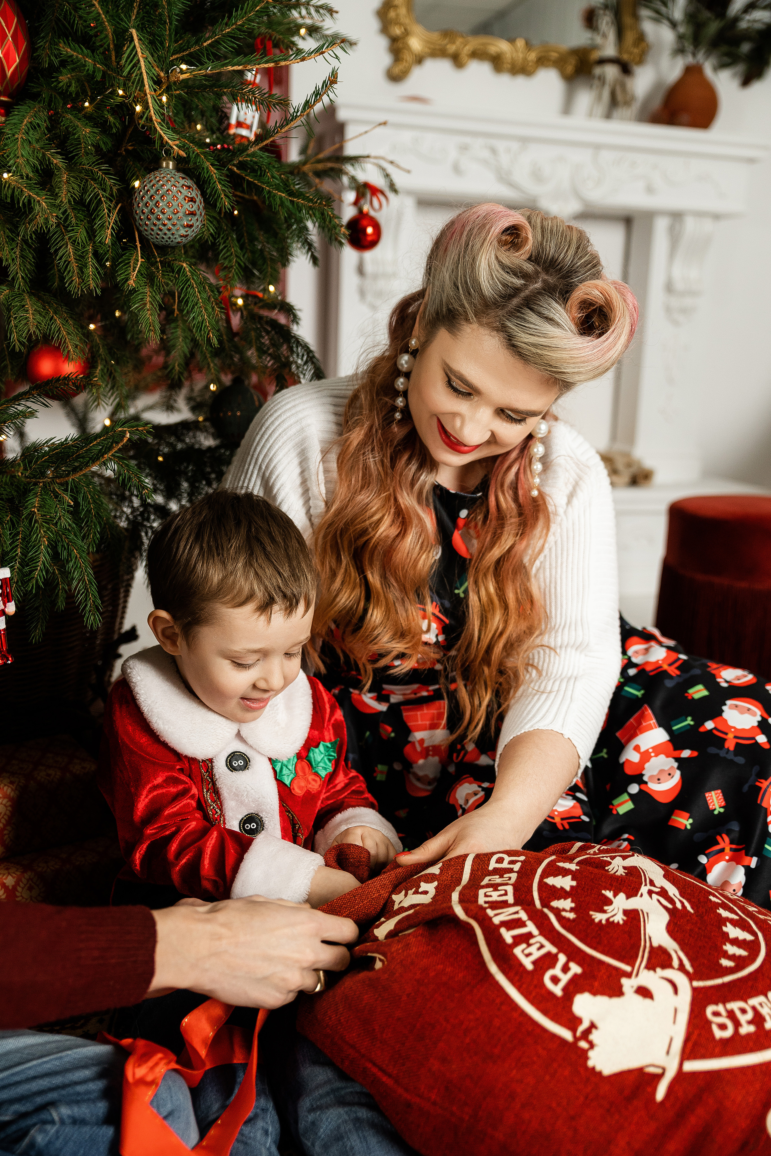 Новогодняя винтажная съемка. Свадебный и портретный фотограф в Минске Наташа Каракулова