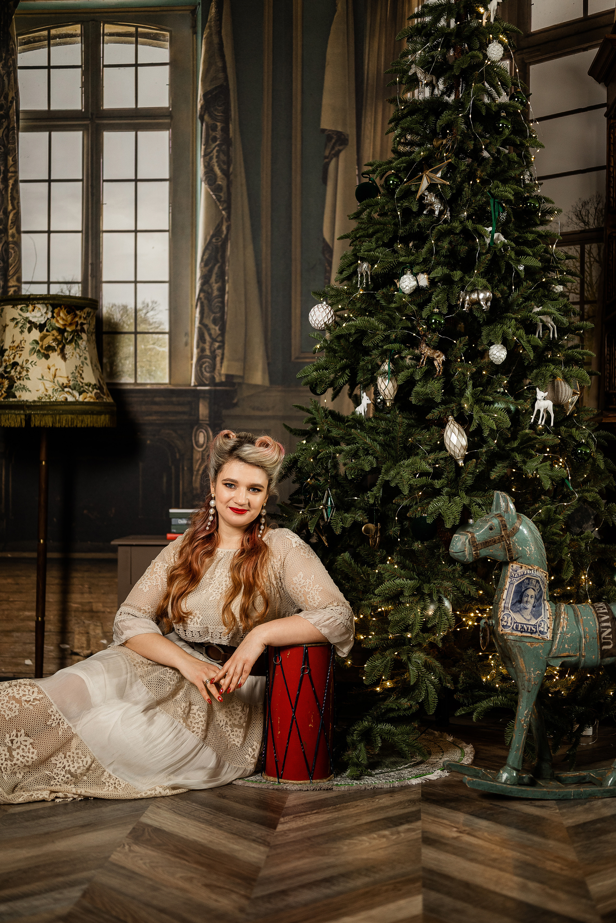 Новогодняя винтажная съемка. Свадебный и портретный фотограф в Минске Наташа Каракулова