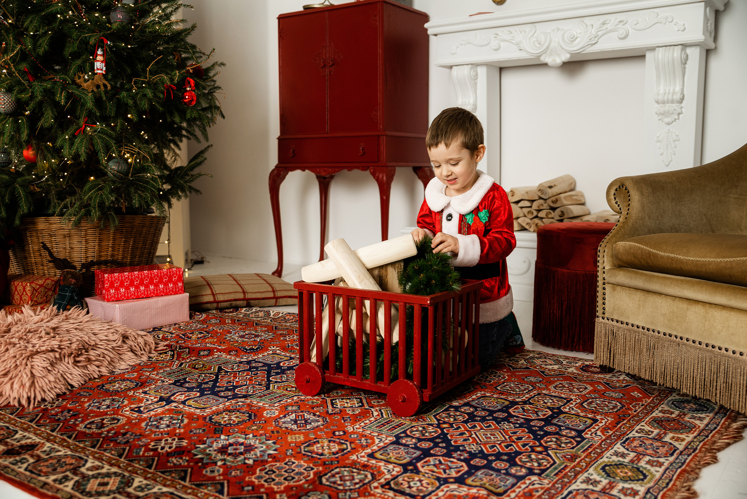 Новогодняя винтажная съемка. Свадебный и портретный фотограф в Минске Наташа Каракулова