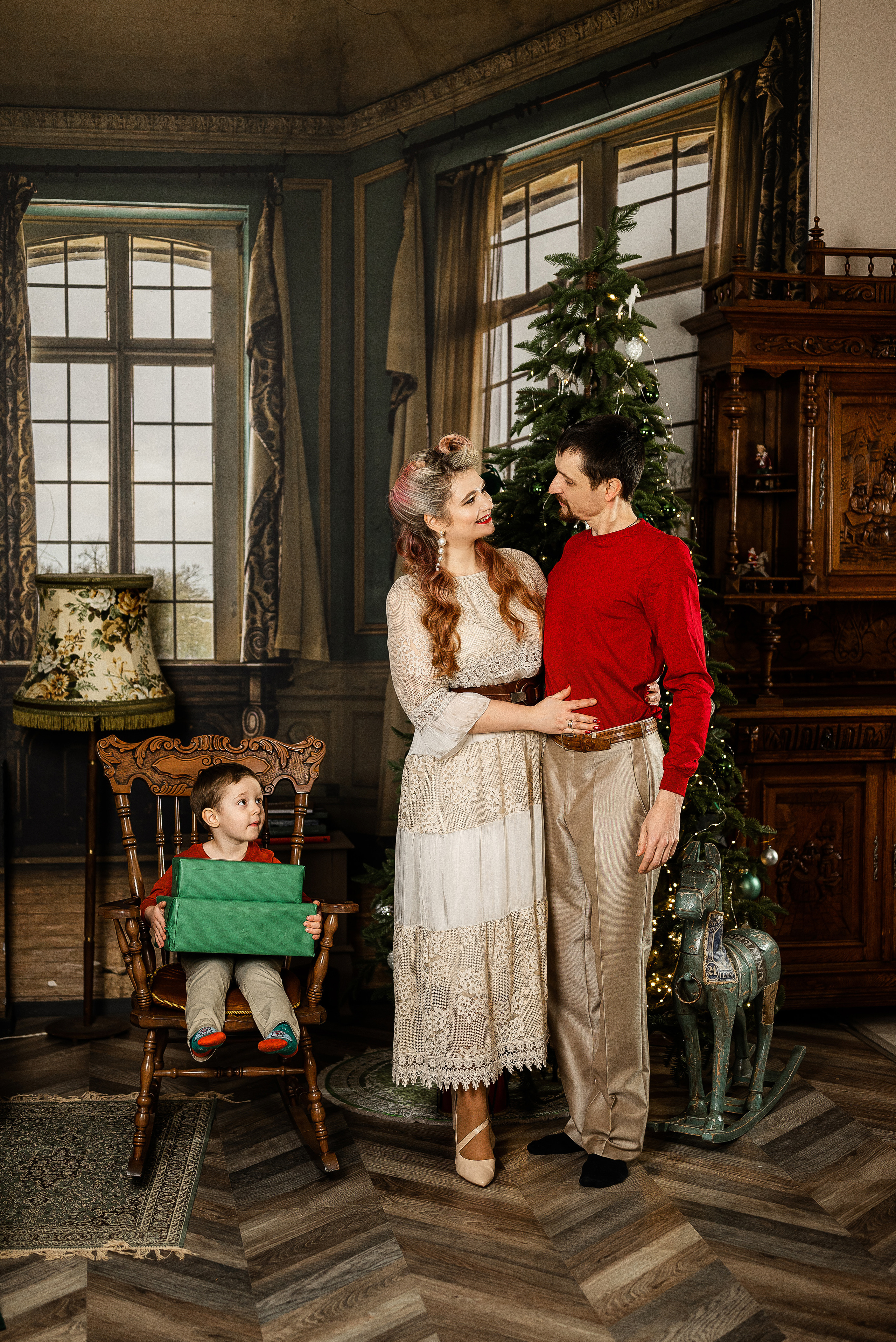 Новогодняя винтажная съемка. Свадебный и портретный фотограф в Минске Наташа Каракулова