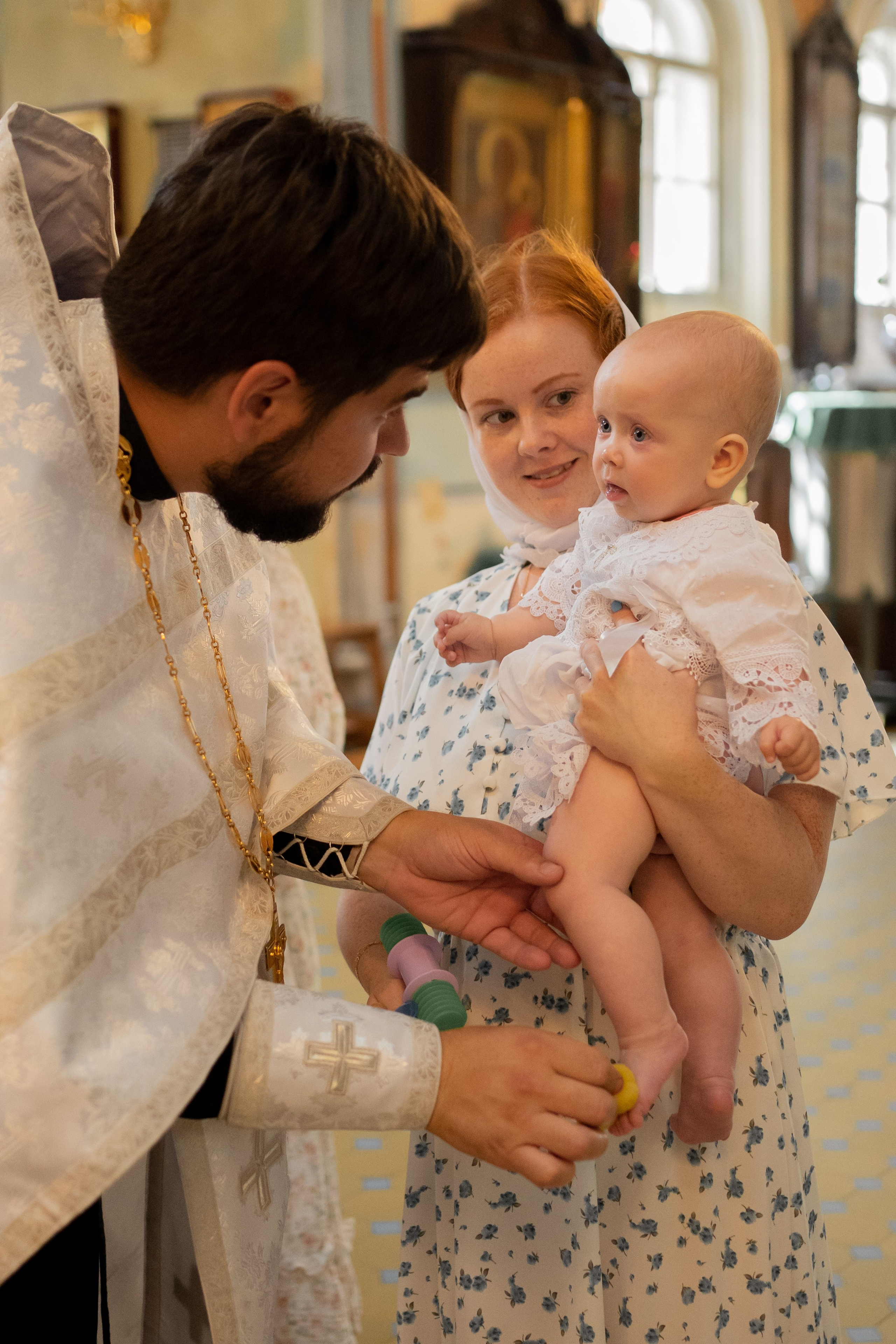 Крещение Анечки. Фотограф грудного вскармливания в Москве Екатерина