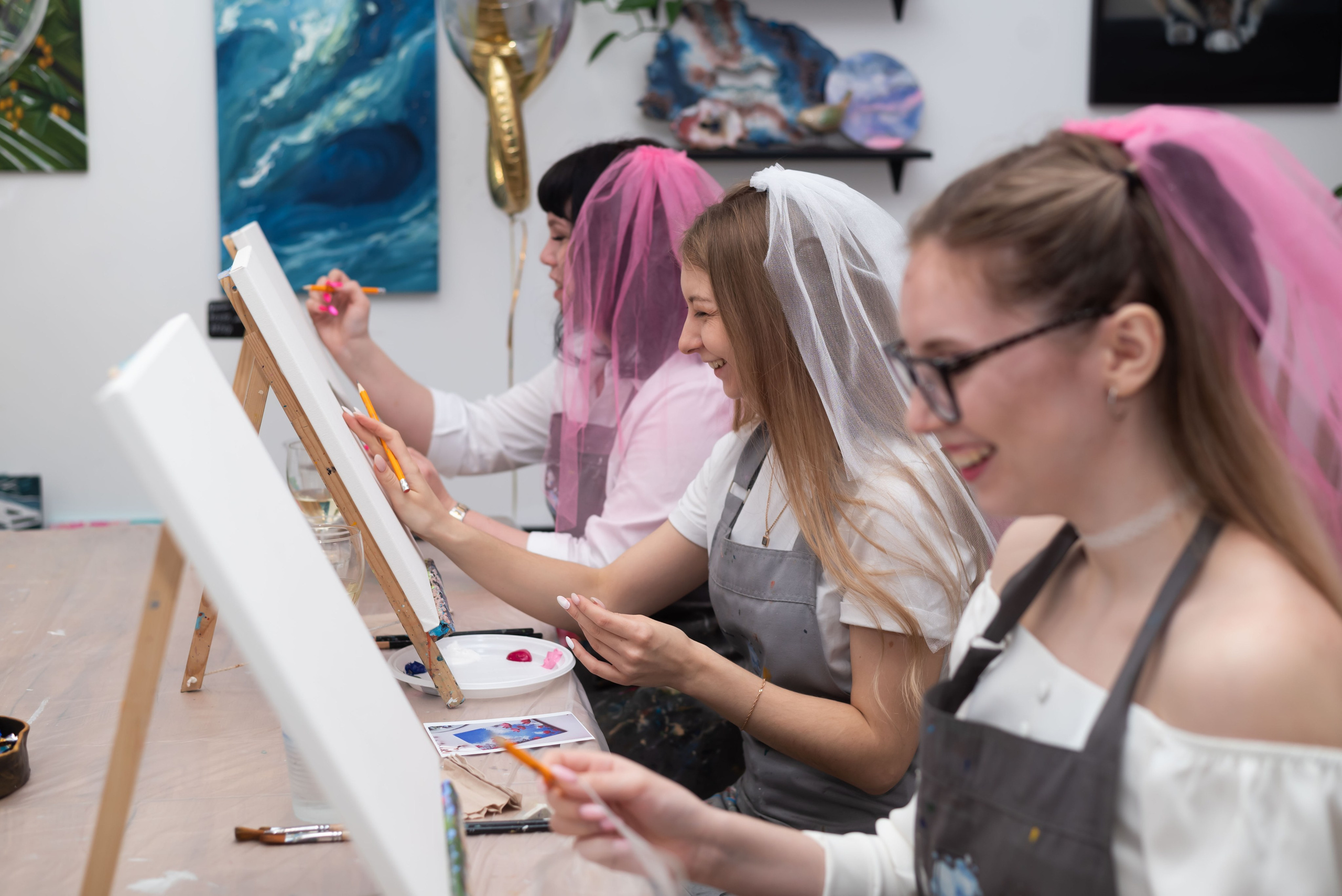 Красочный девичник. Event photographer from Moscow