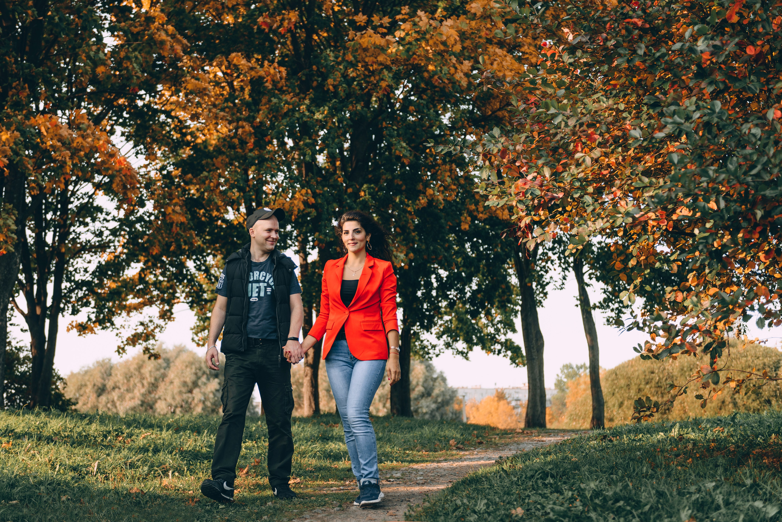Золотая осень, парки, любовь. Свадебный и семейный фотограф София Невская