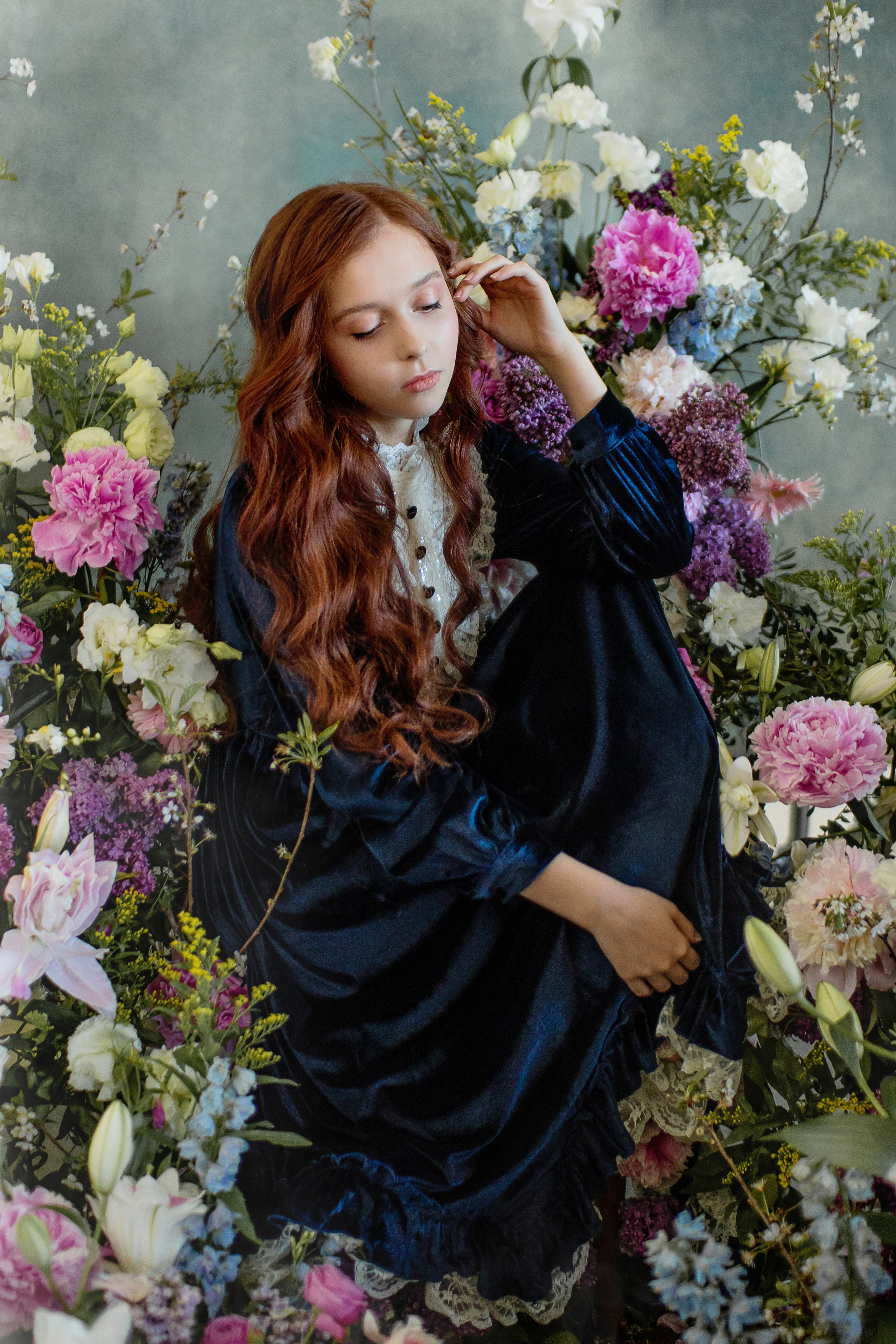 Девушка в цветах