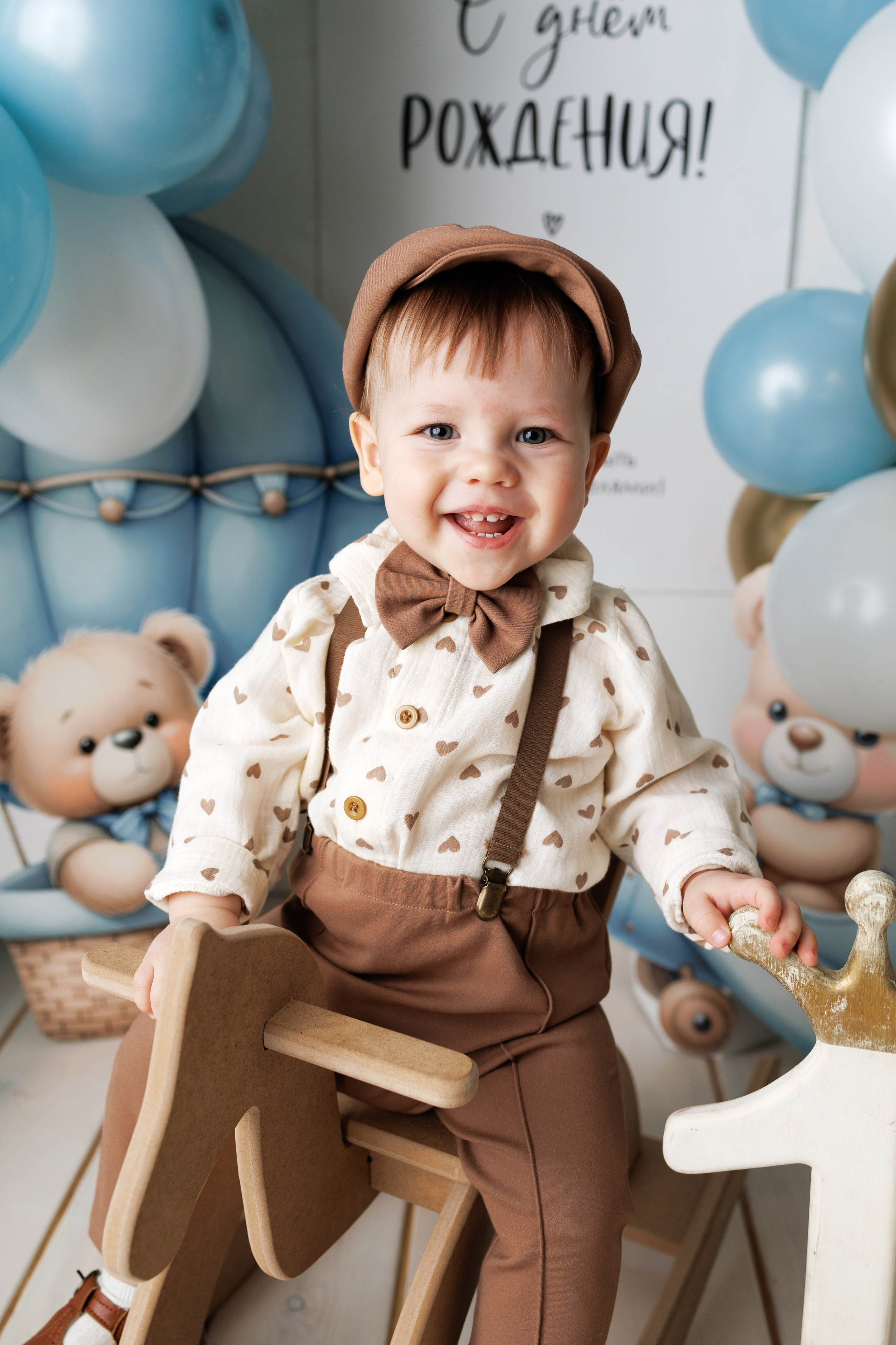 Кириллу 1 годик. Фотограф новорожденный малышей Новосибирск