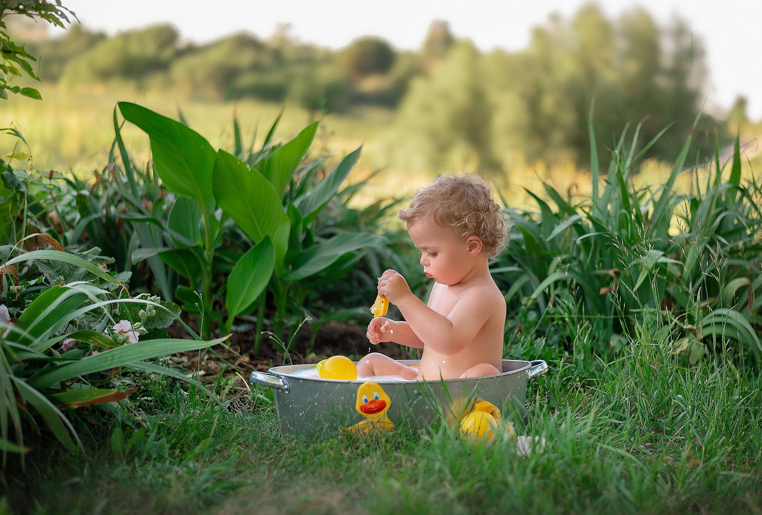 Молочная ванночка. Семейный и детский фотограф в Шатках и Арзамасе Александра Магомедова