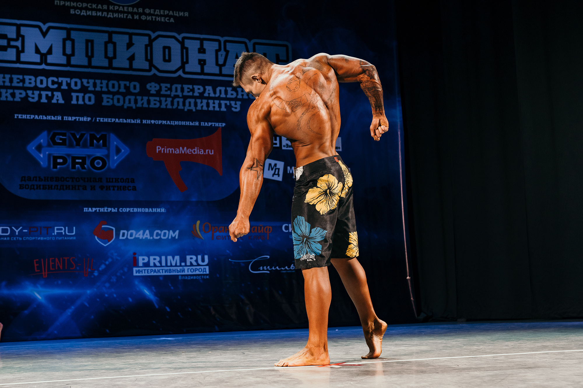 ЧЕМПИОНАТ ДАЛЬНЕВОСТОЧНОГО ФЕДЕРАЛЬНОГО ОКРУГА ПО БОДИБИЛДИНГУ 2019. Wedding and family photographer in Vladivostok Anton Blokhin