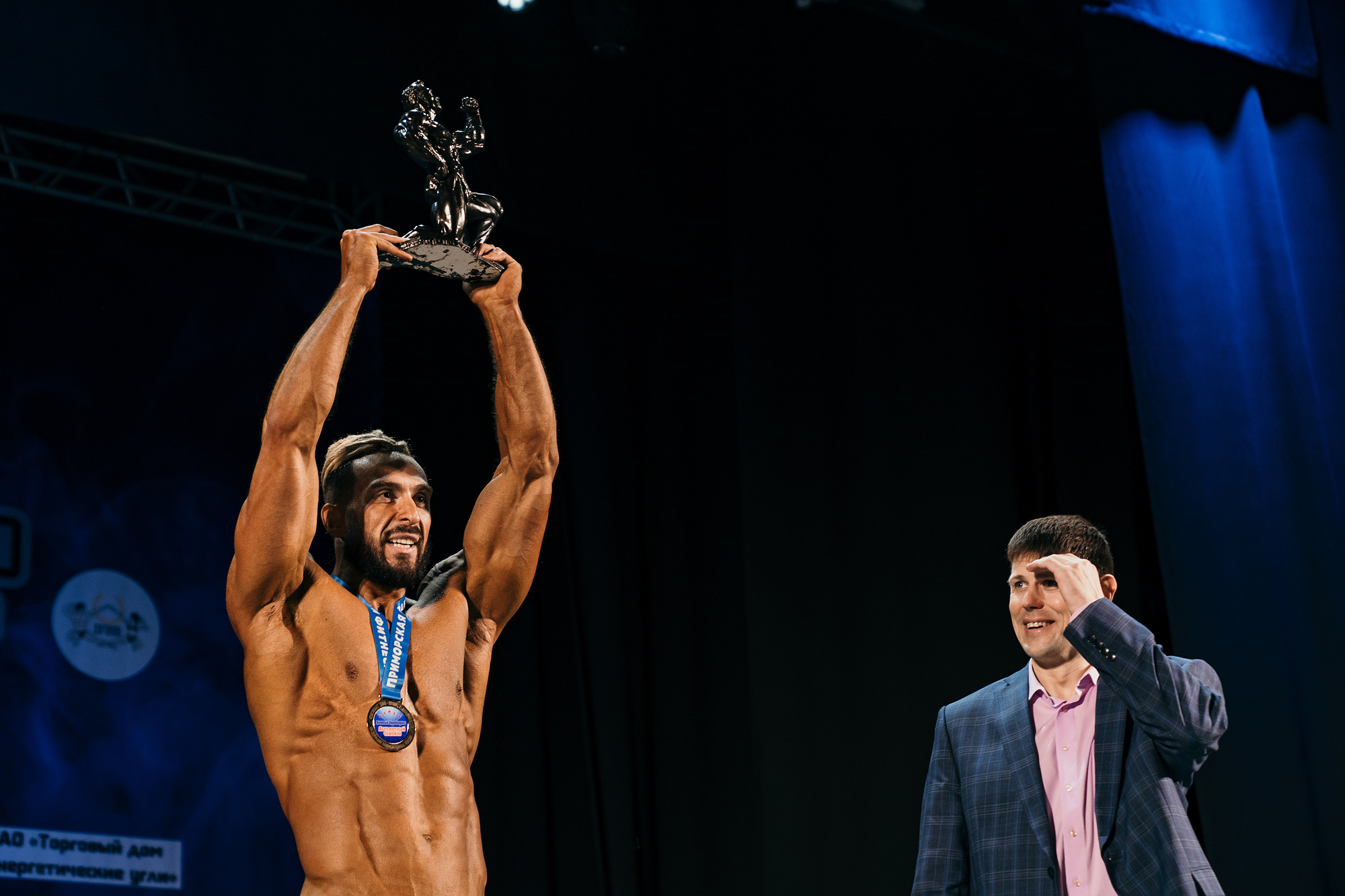 ЧЕМПИОНАТ ДАЛЬНЕВОСТОЧНОГО ФЕДЕРАЛЬНОГО ОКРУГА ПО БОДИБИЛДИНГУ 2019. Wedding and family photographer in Vladivostok Anton Blokhin