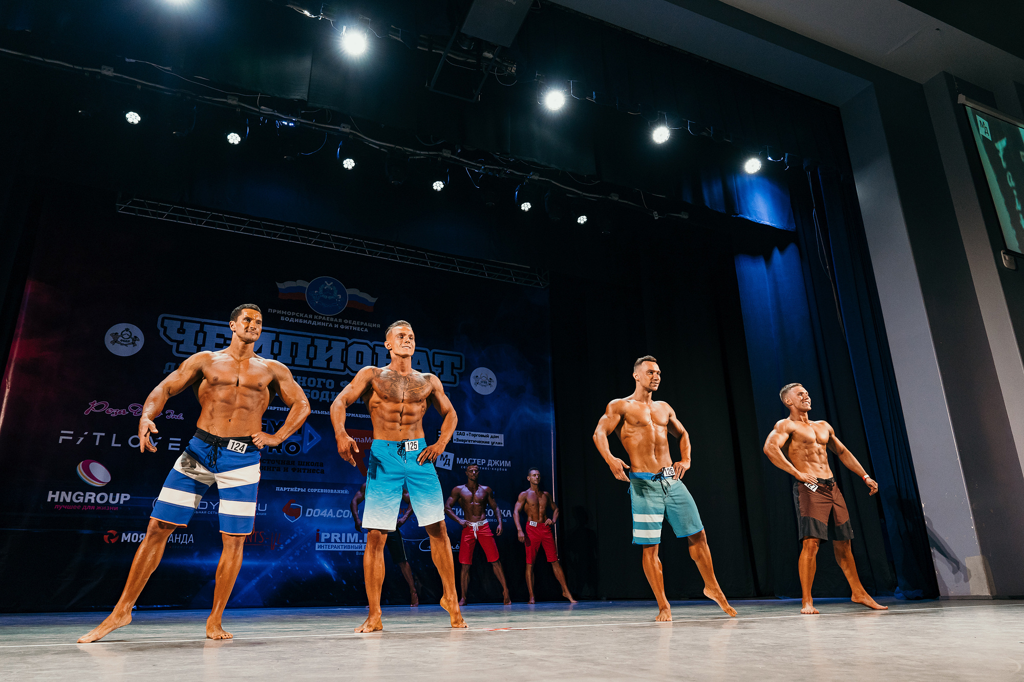 ЧЕМПИОНАТ ДАЛЬНЕВОСТОЧНОГО ФЕДЕРАЛЬНОГО ОКРУГА ПО БОДИБИЛДИНГУ 2019. Wedding and family photographer in Vladivostok Anton Blokhin