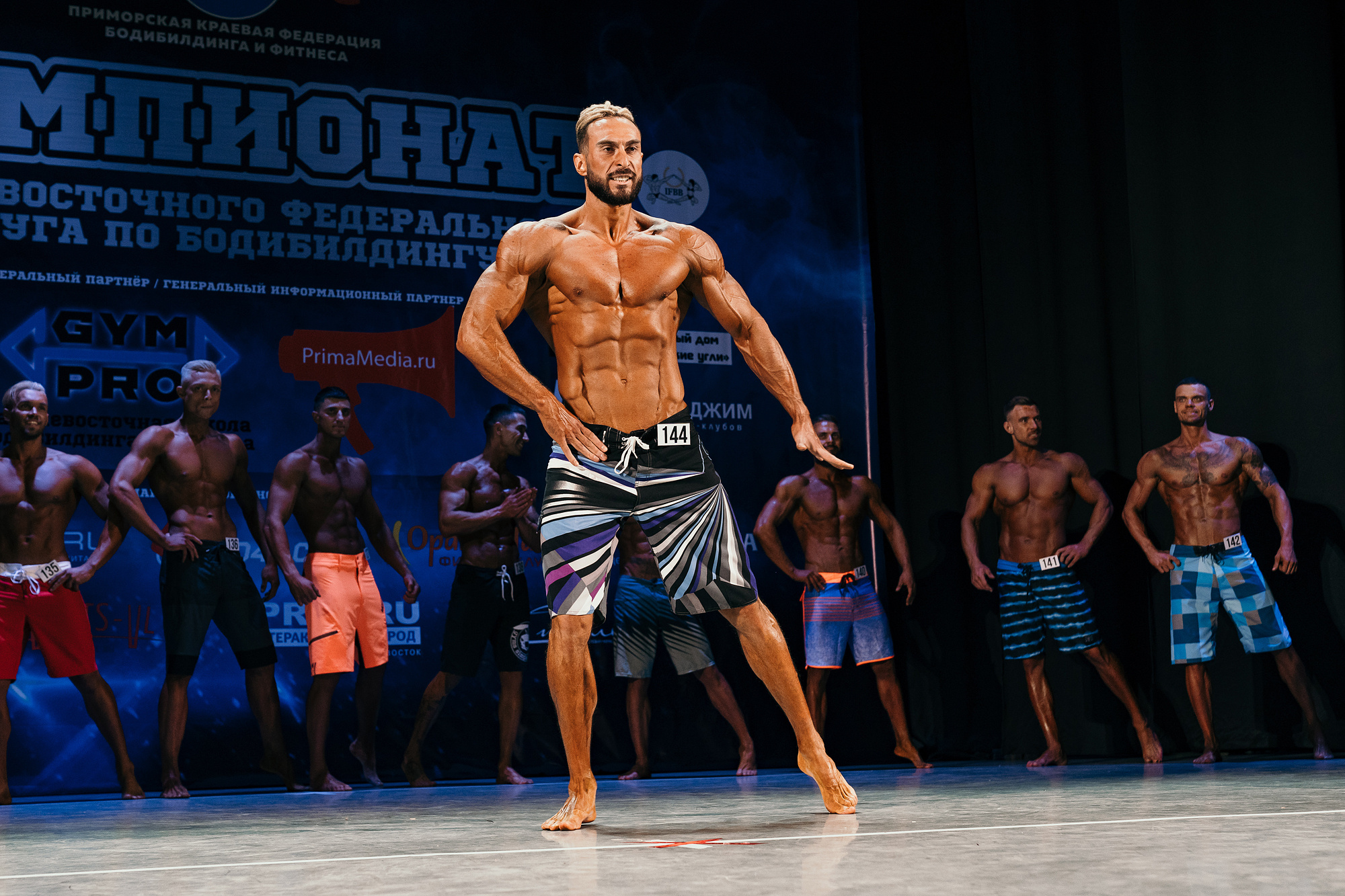 ЧЕМПИОНАТ ДАЛЬНЕВОСТОЧНОГО ФЕДЕРАЛЬНОГО ОКРУГА ПО БОДИБИЛДИНГУ 2019. Wedding and family photographer in Vladivostok Anton Blokhin