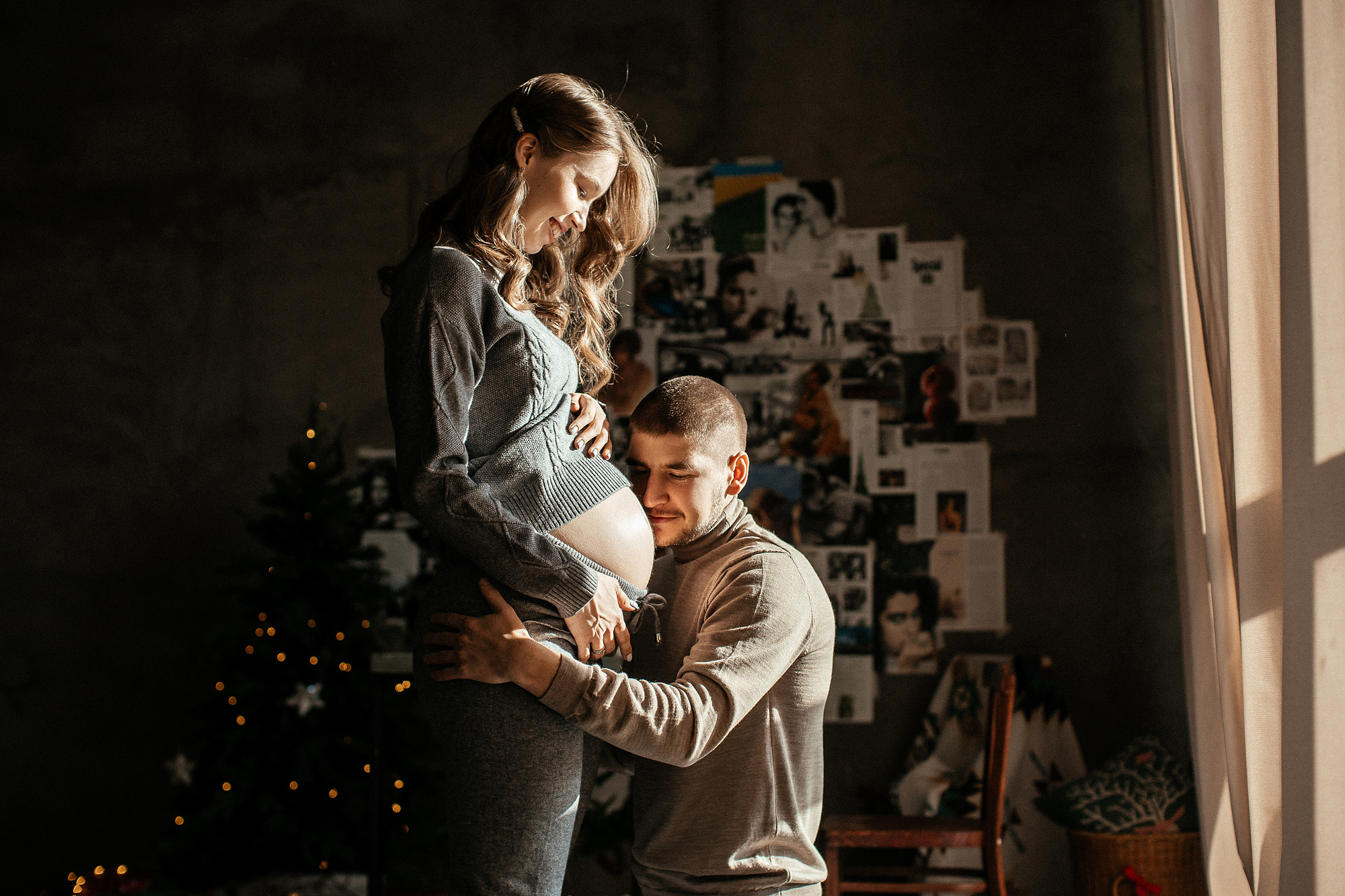 Фотосессия беременности в студии во Владивостоке. Фотограф во Владивостоке Антон Блохин