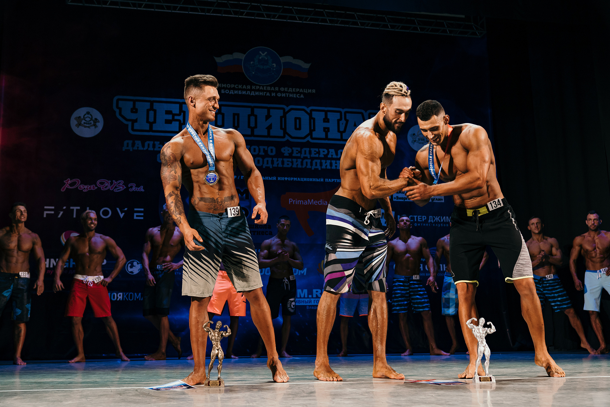 ЧЕМПИОНАТ ДАЛЬНЕВОСТОЧНОГО ФЕДЕРАЛЬНОГО ОКРУГА ПО БОДИБИЛДИНГУ 2019. Wedding and family photographer in Vladivostok Anton Blokhin