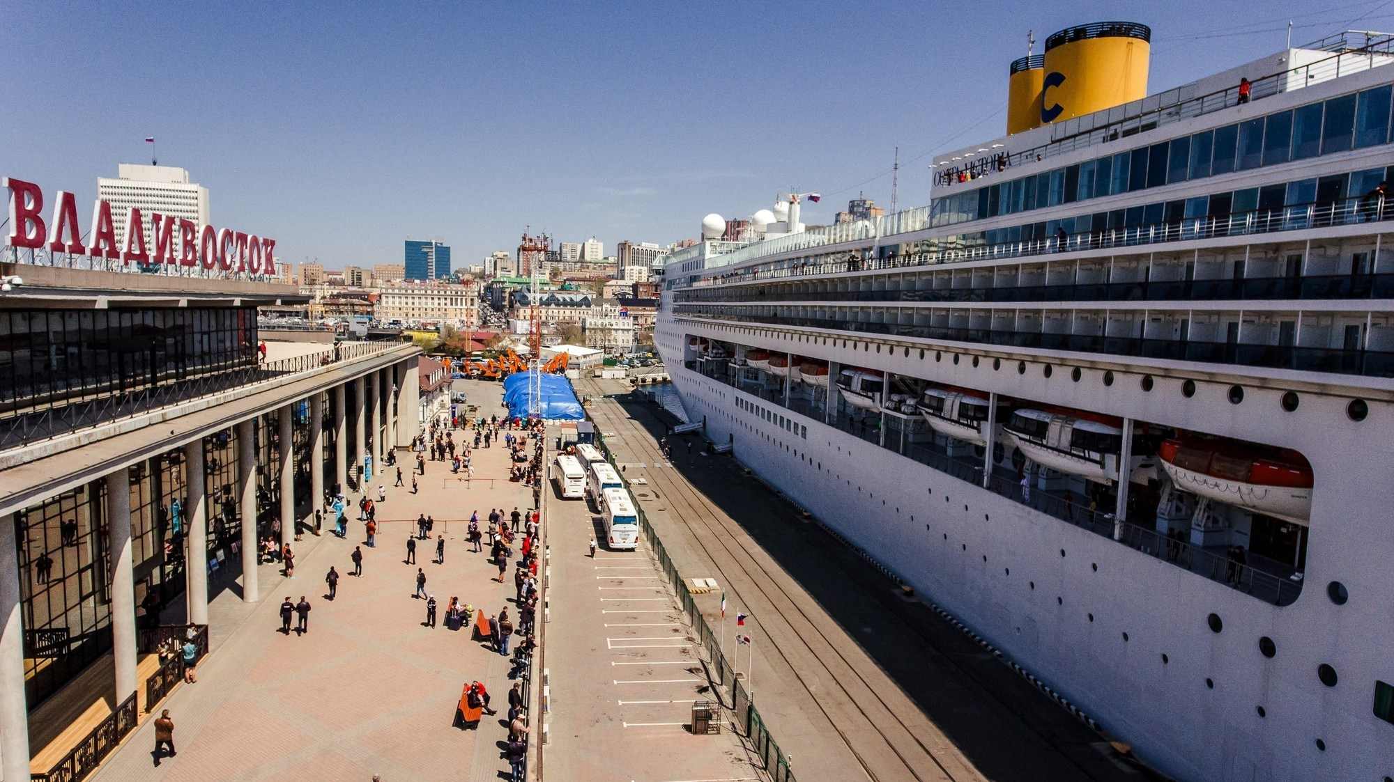 Круизный лайнер Costa Victoria во Владивостоке (2.05.17). Фотограф во Владивостоке Антон Блохин