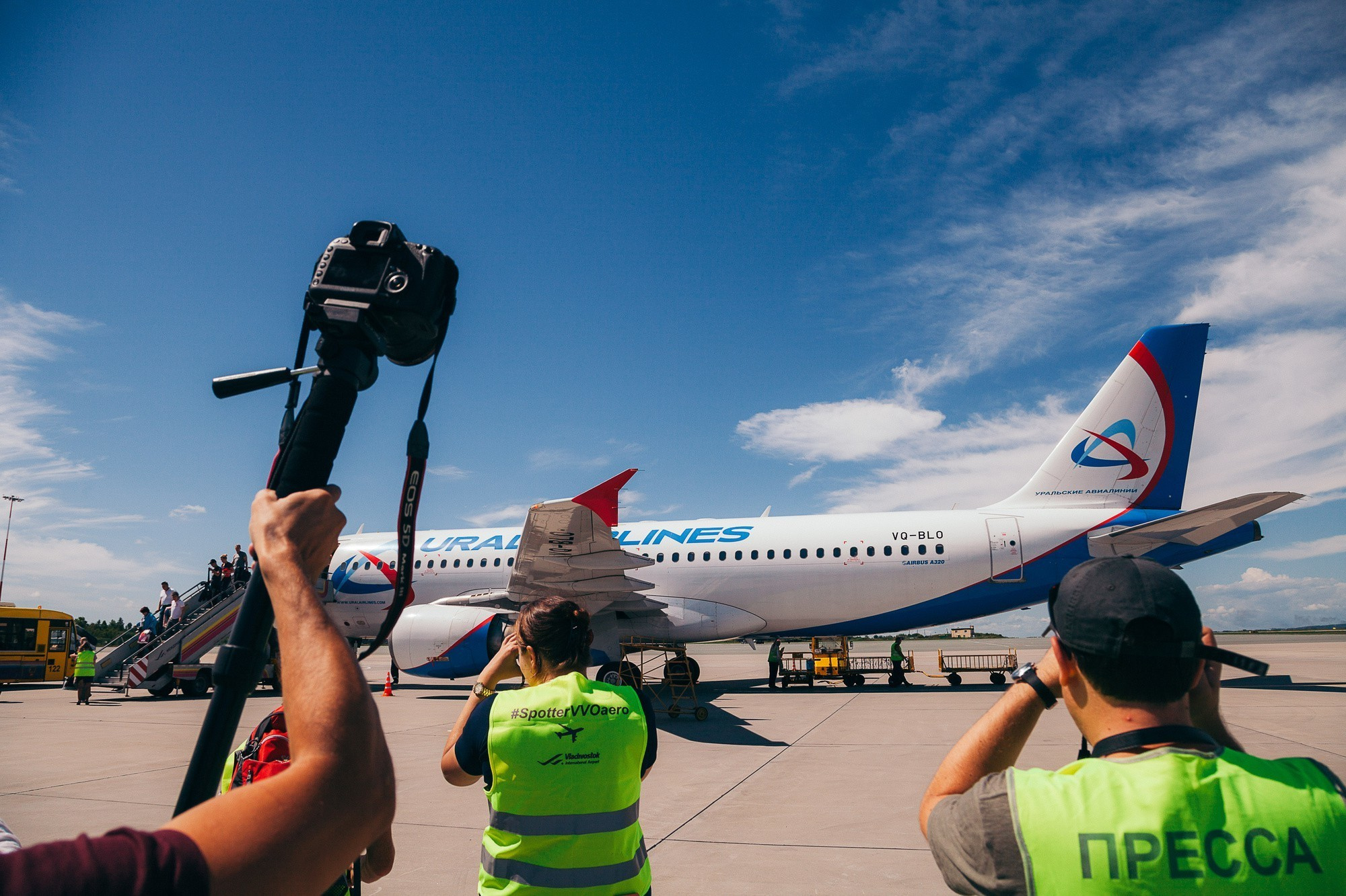 Авиаспоттинг в аэропорту Владивостока. Wedding and family photographer in Vladivostok Anton Blokhin