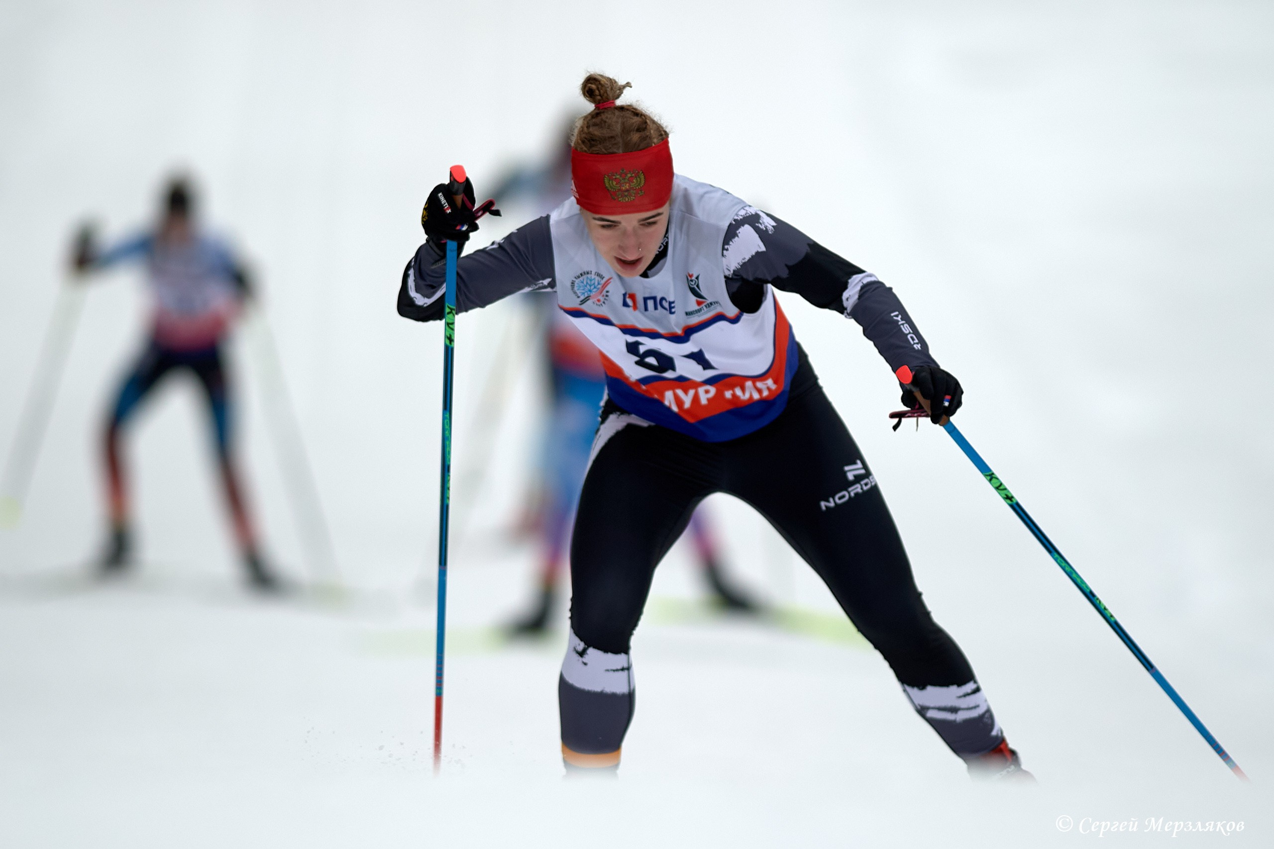 Всероссийские соревнования по лыжным гонкам на призы ЗМС Галины Кулаковой. Спортивный репортажный фотограф в Ижевске Сергей Мерзляков