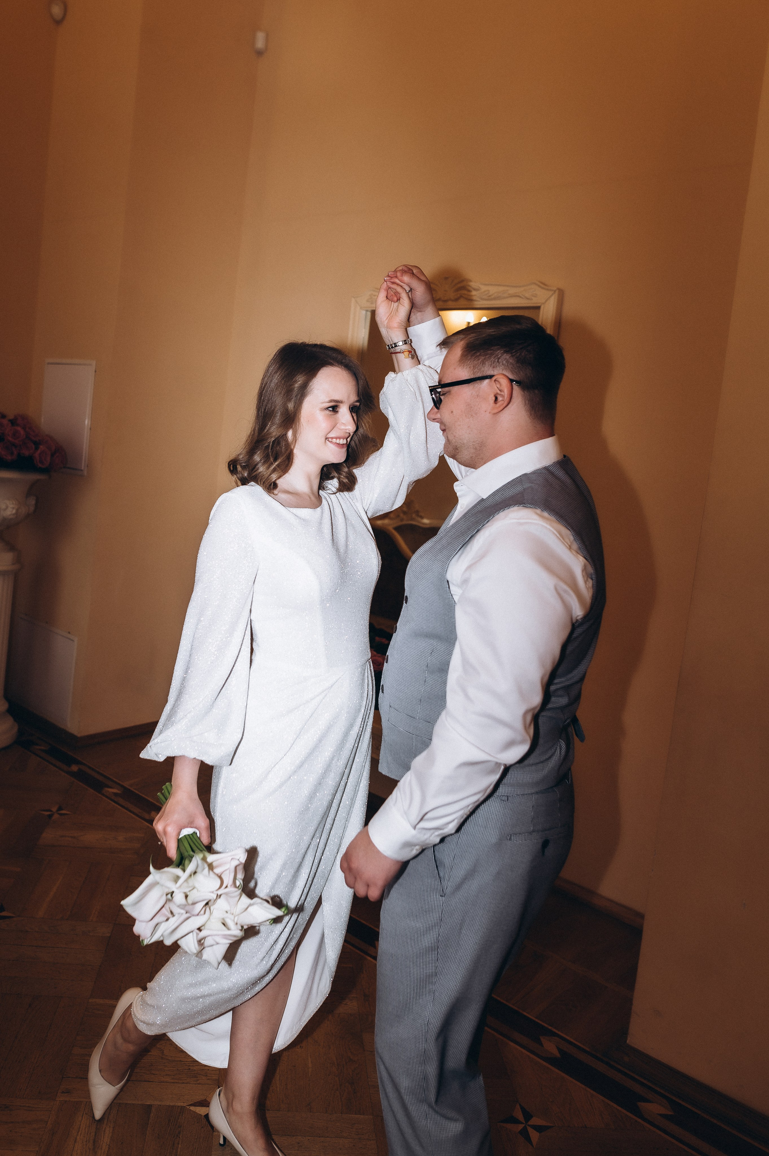 Загс+Оранжерея (камерная свадьба). Фотограф ПИТЕР СПБ Надежда Баранова