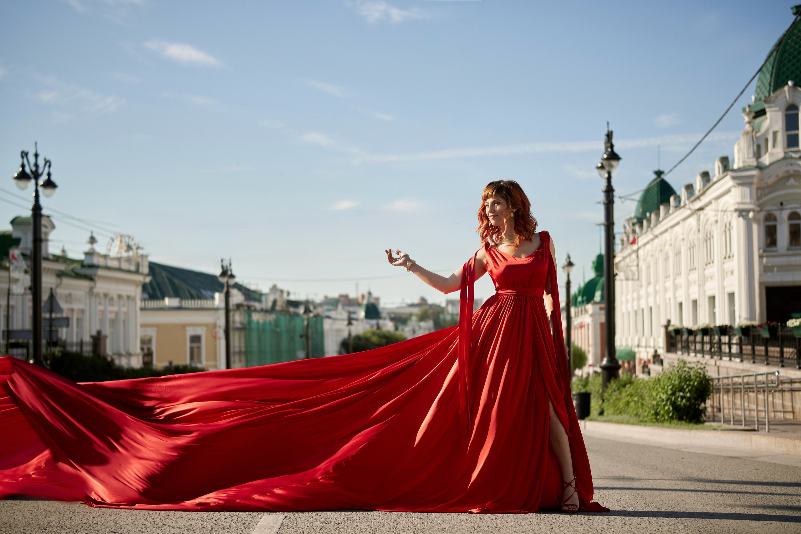 Летящие платья. Мобильный фотограф в Омске