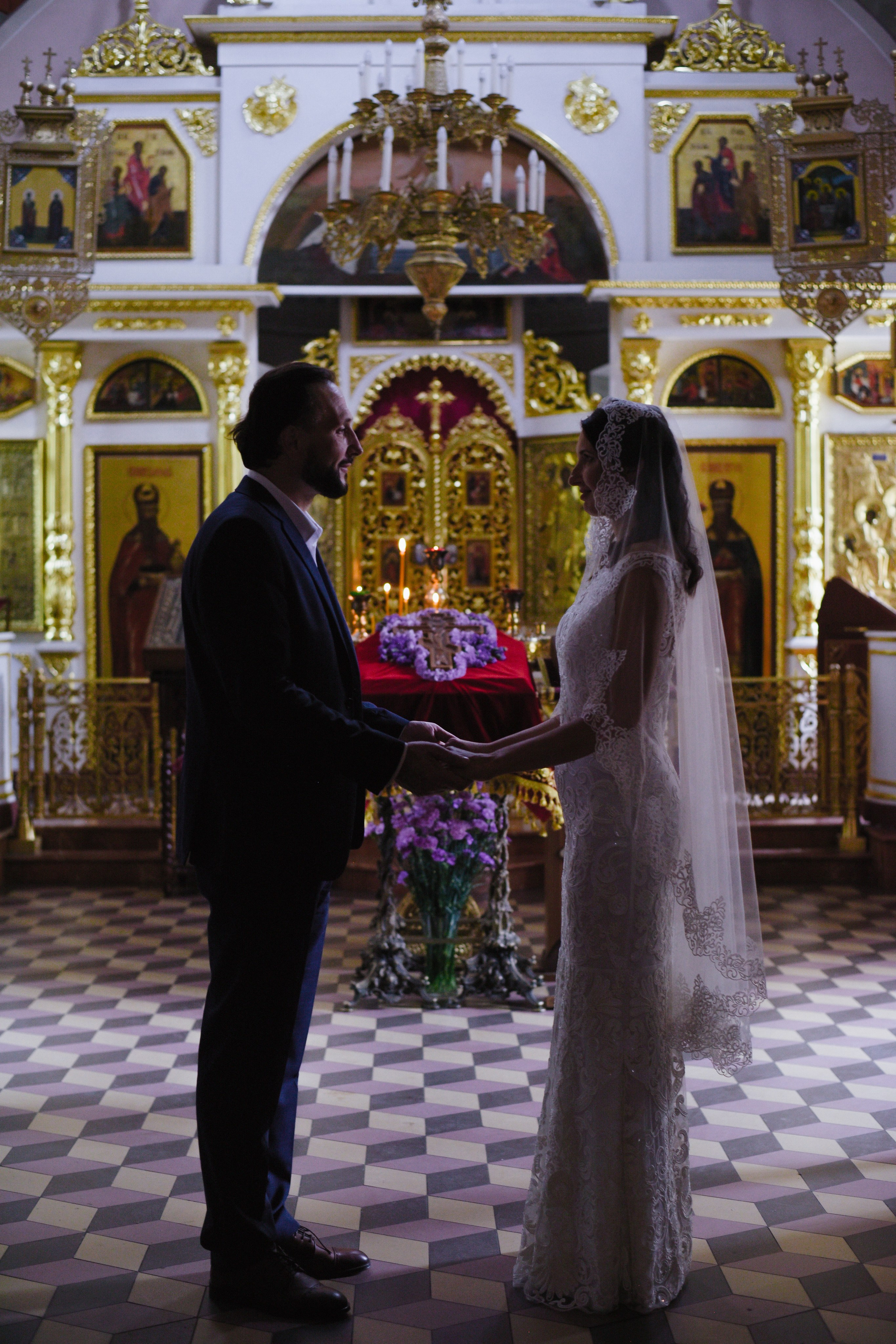 Венчание Храм Живоначальной Троицы на Воробьёвых горах. Фотограф Лола Волна, город Москва