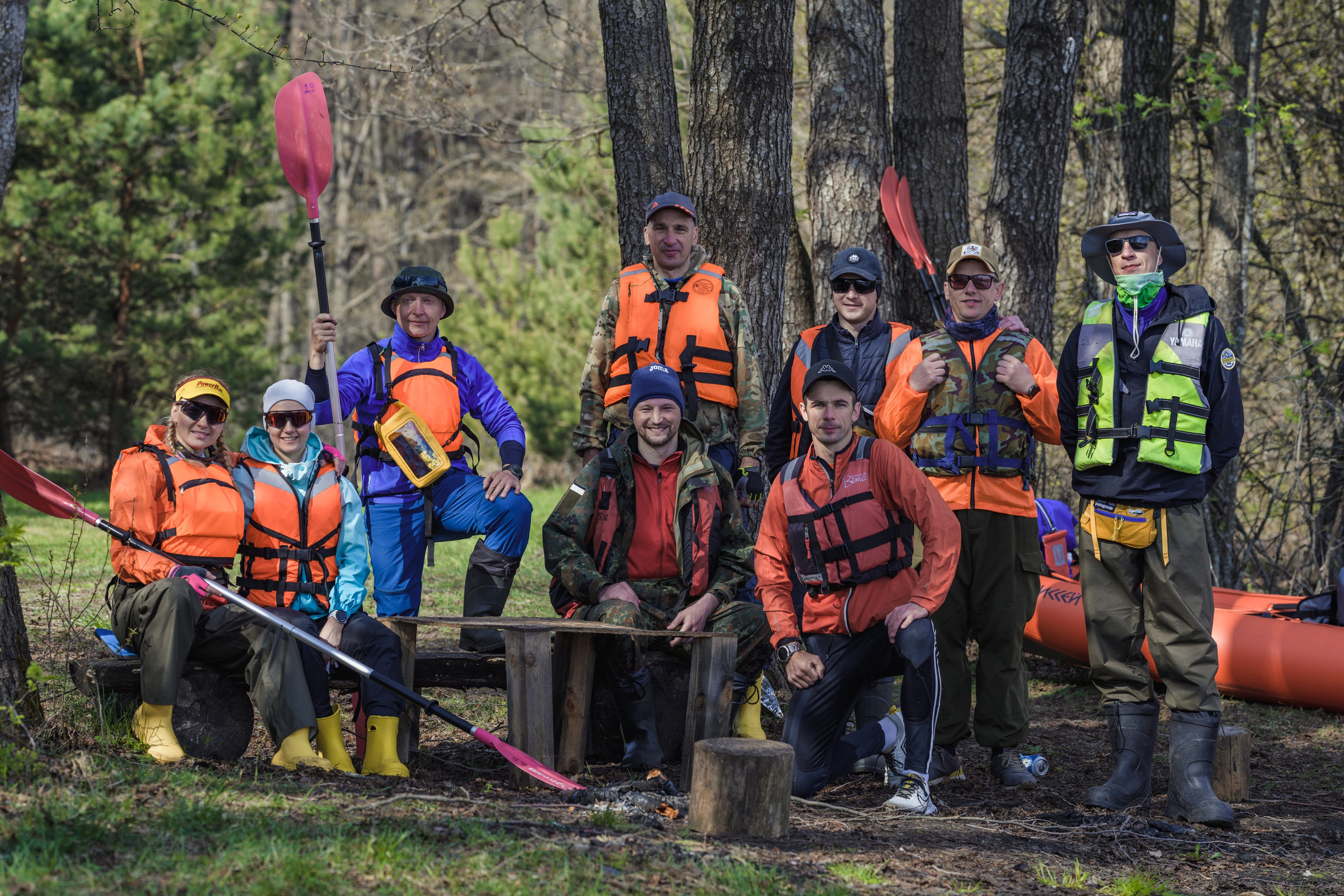 Водный поход 1-й кс по реке Случь. Репортажный фотограф Владимир Беляй