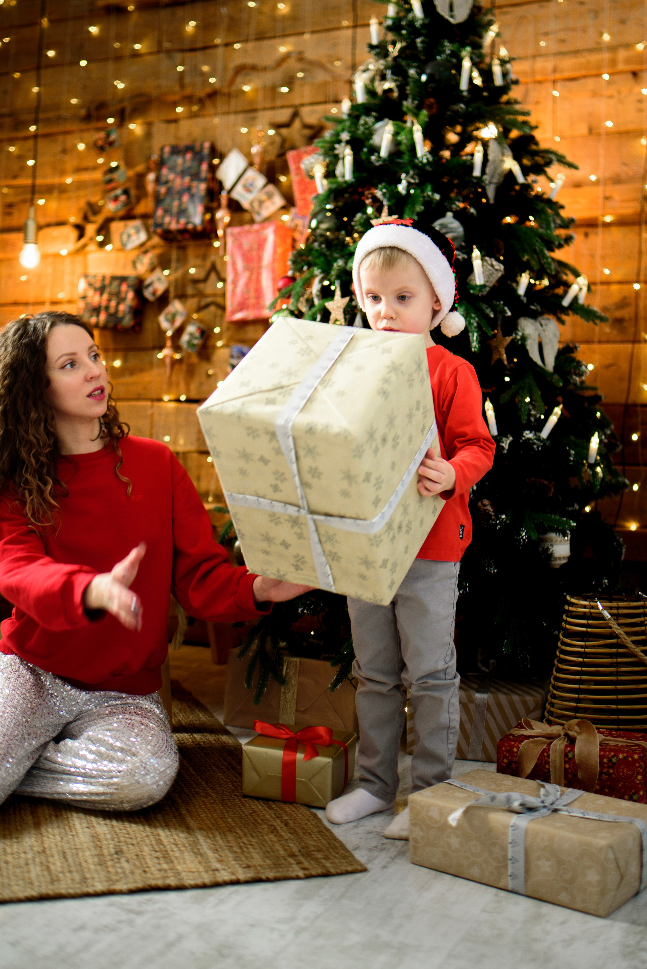 Новогодняя фотосессия Тани и Сережа (младшего). Фотограф