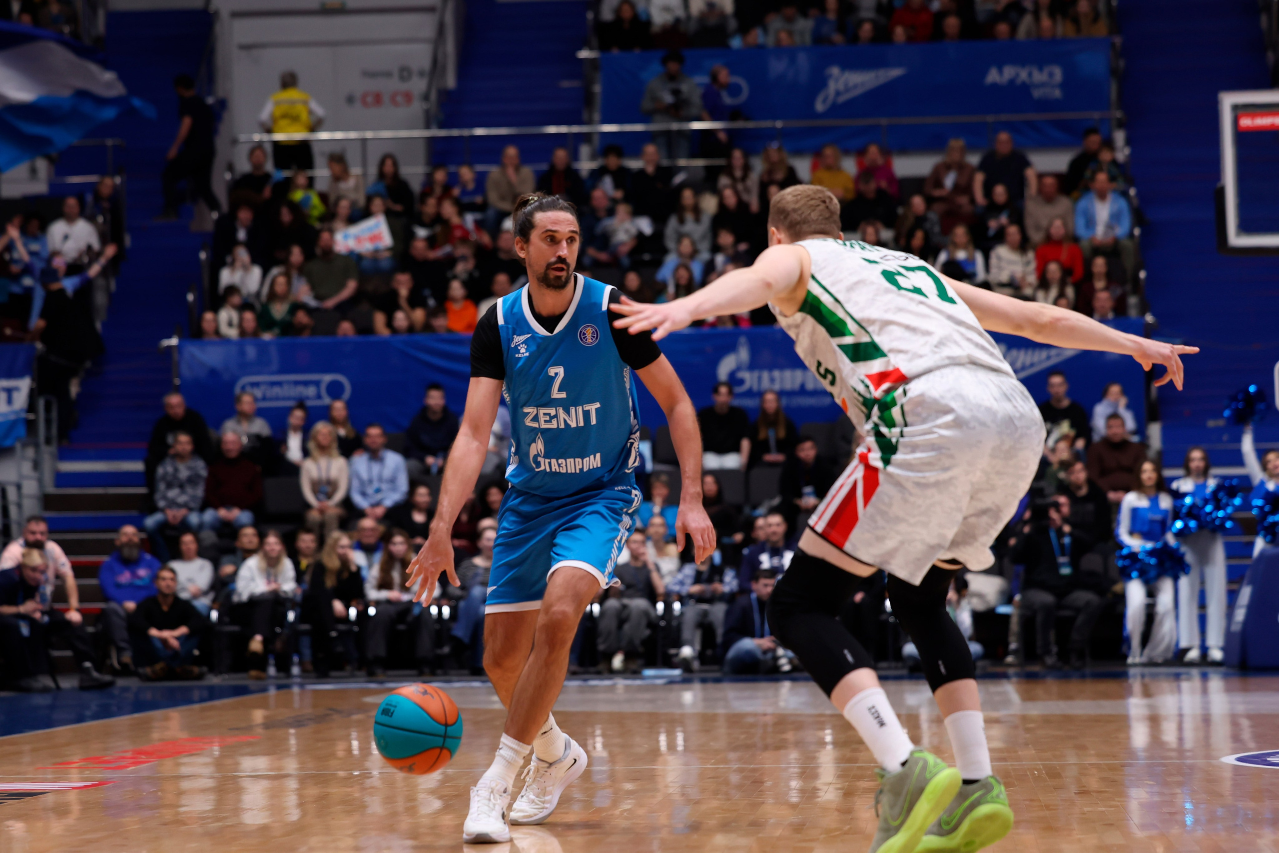 БК Зенит — БК Уникс 13.02.2025. Спортивный и репортажный фотограф Антон Тереханов