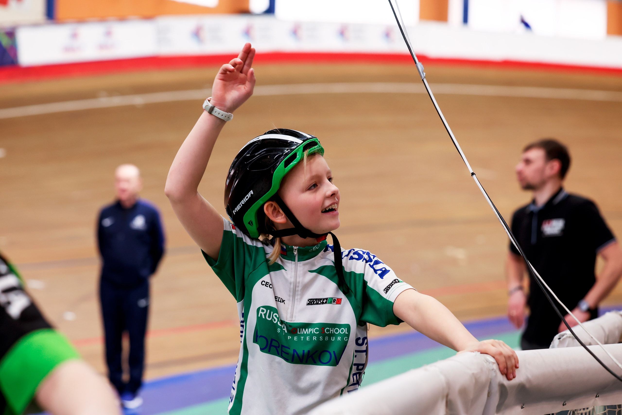 Пятый этап Региональных соревнований по велоспорту на треке (Гит, Скретч) 15.03.2025. Спортивный и репортажный фотограф Антон Тереханов
