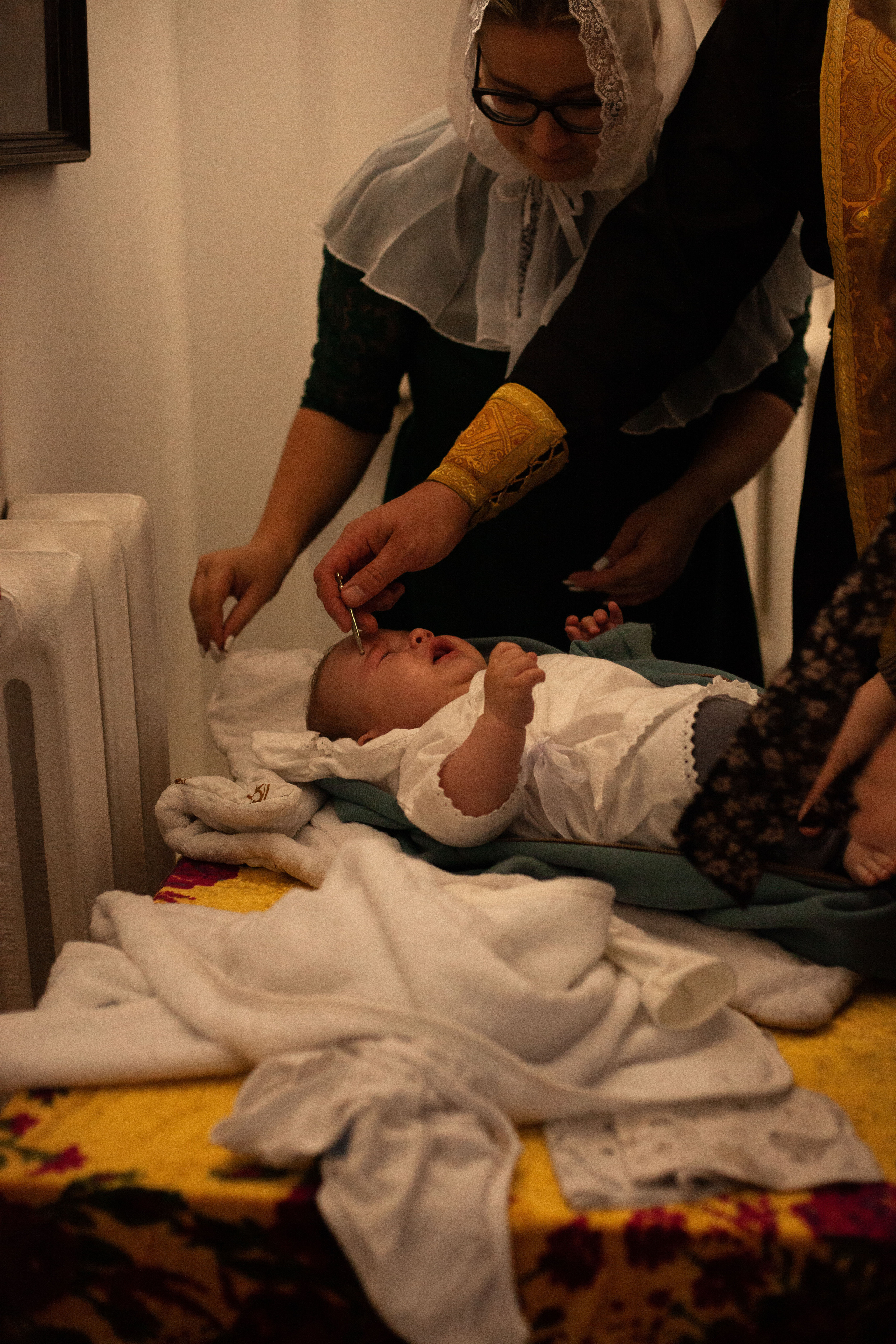 Крещение малыша 6 месяцев. Фотограф видеограф Ольга Василевская