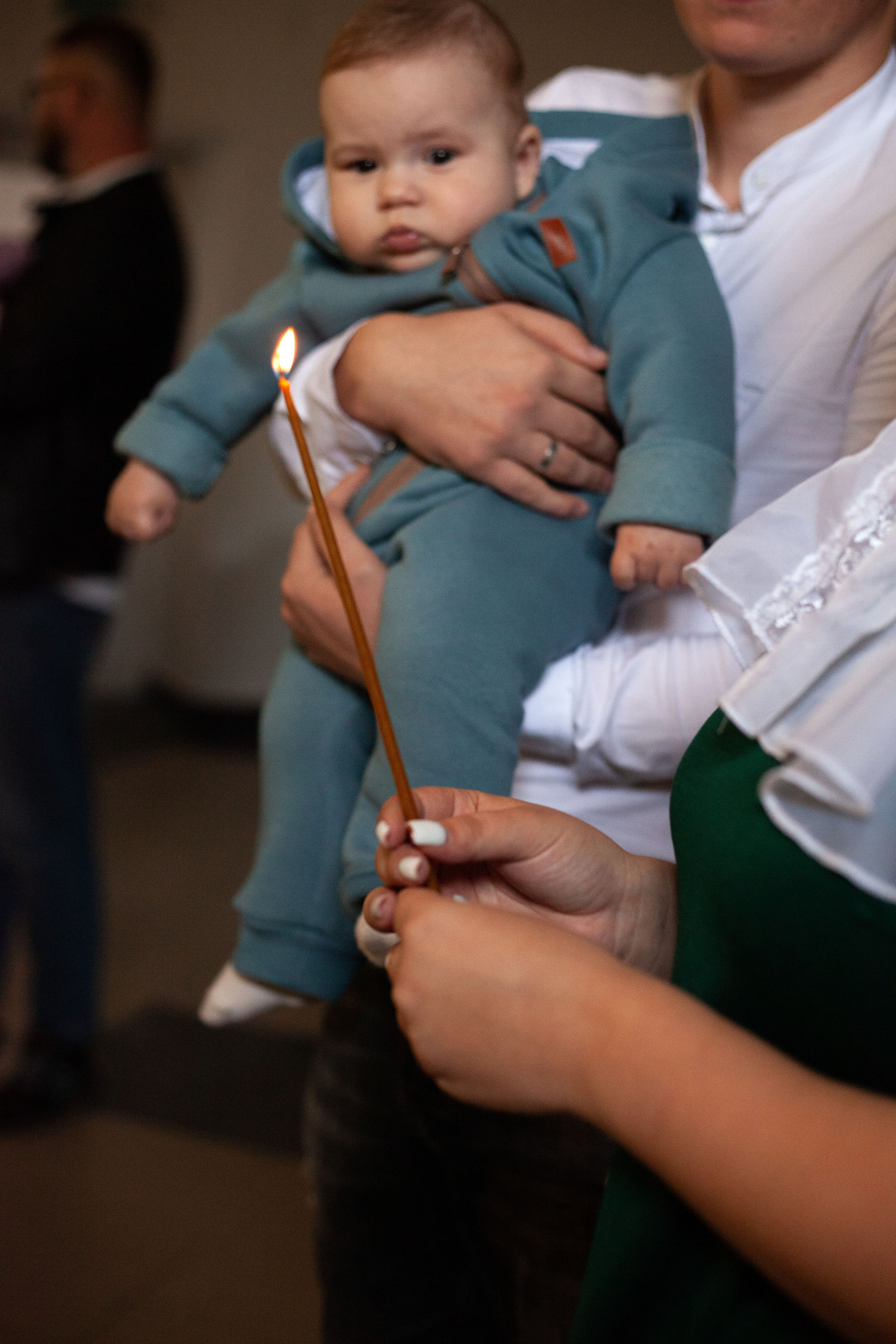 Крещение малыша 6 месяцев. Фотограф видеограф Ольга Василевская