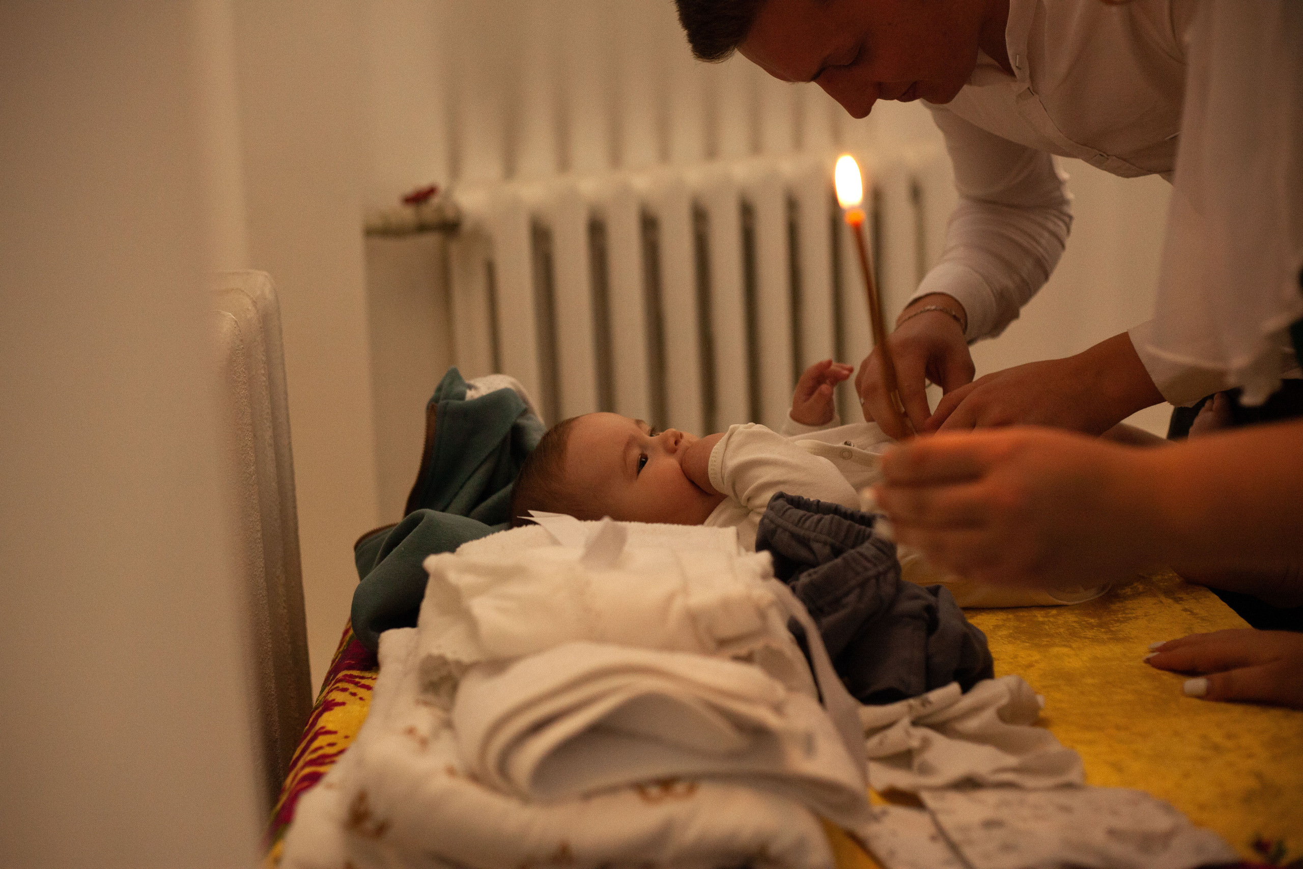 Крещение малыша 6 месяцев. Фотограф видеограф Ольга Василевская