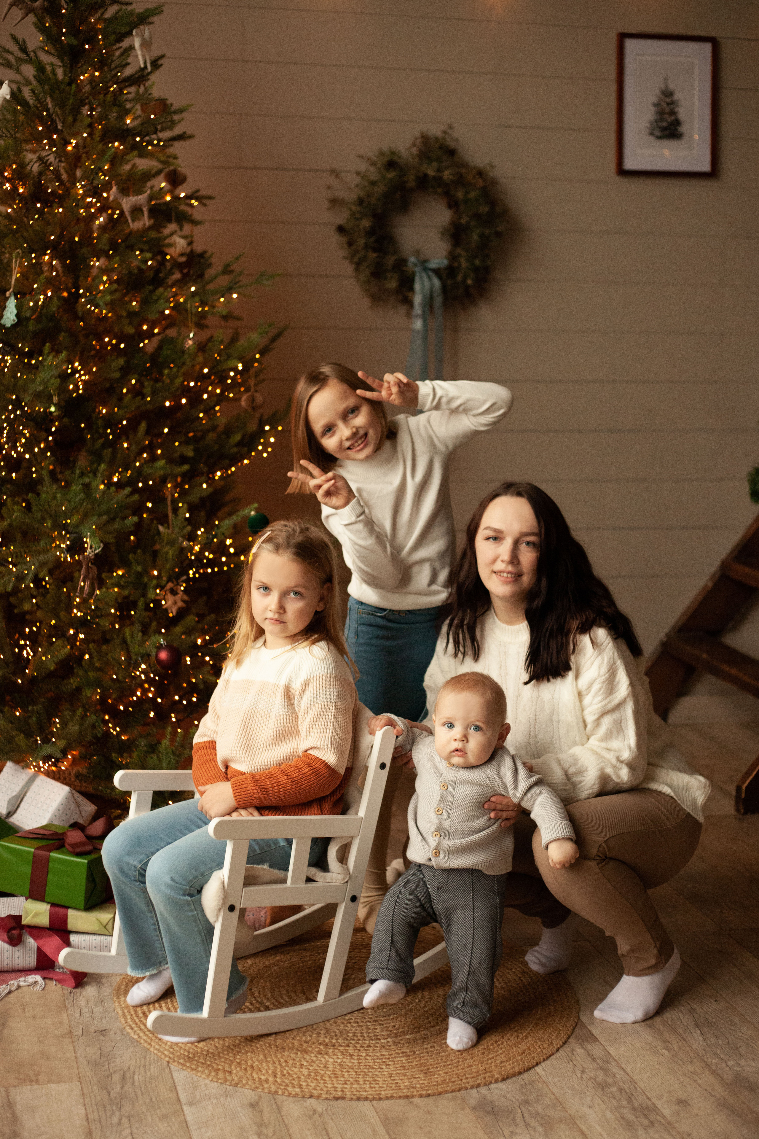 Семейная новогодняя история. Фотограф видеограф Ольга Василевская