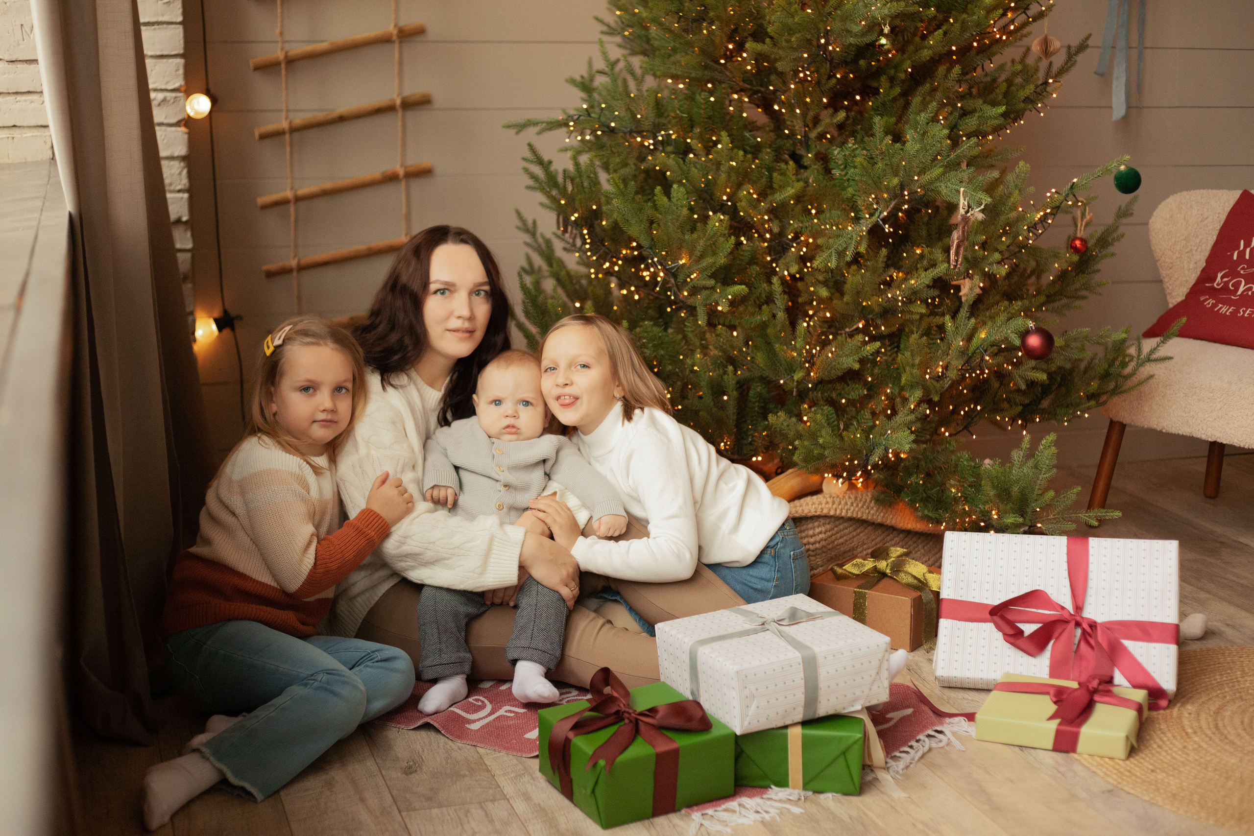 Семейная новогодняя история. Фотограф видеограф Ольга Василевская