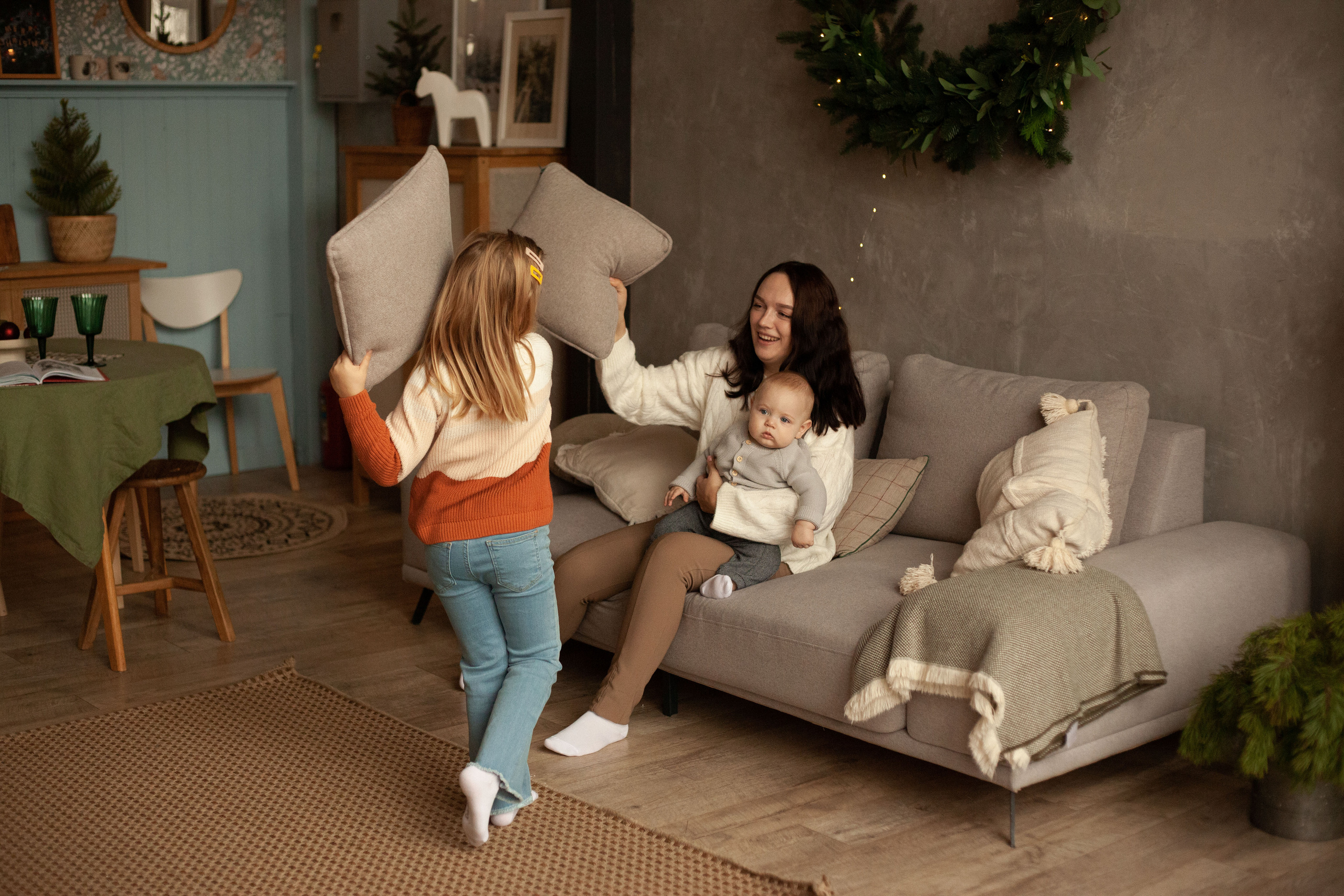 Семейная новогодняя история. Фотограф видеограф Ольга Василевская