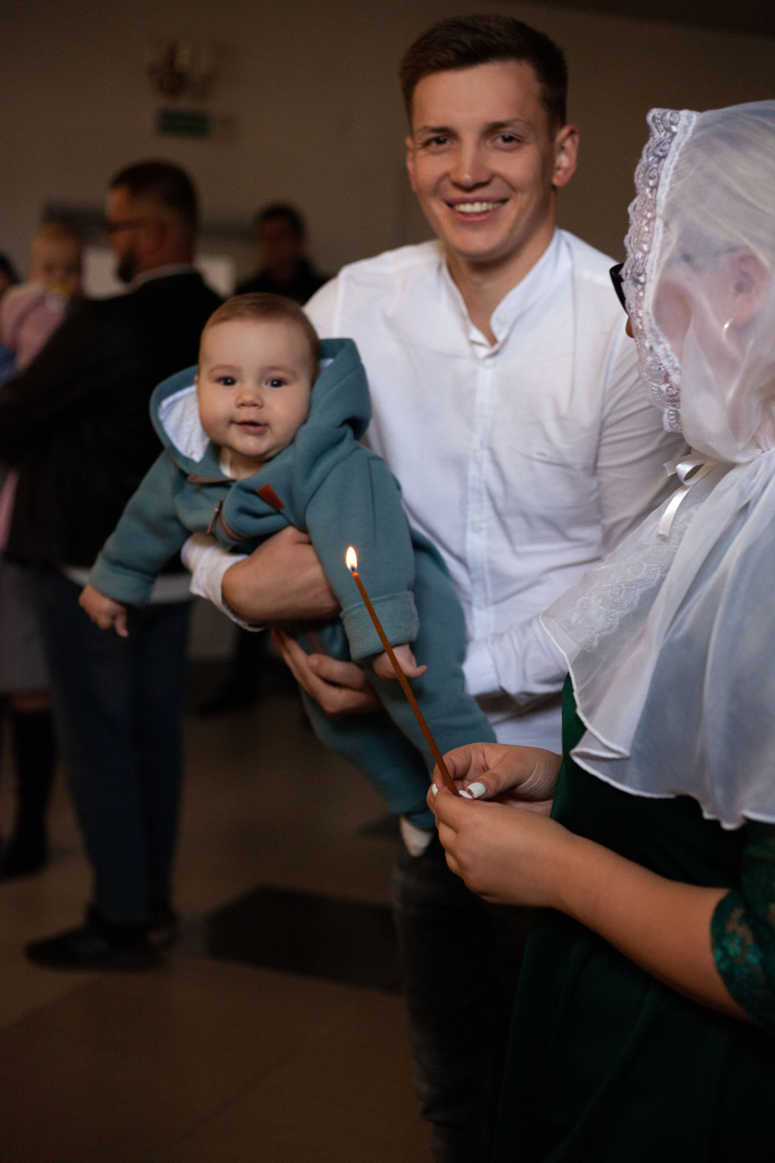 Крещение малыша 6 месяцев. Фотограф видеограф Ольга Василевская