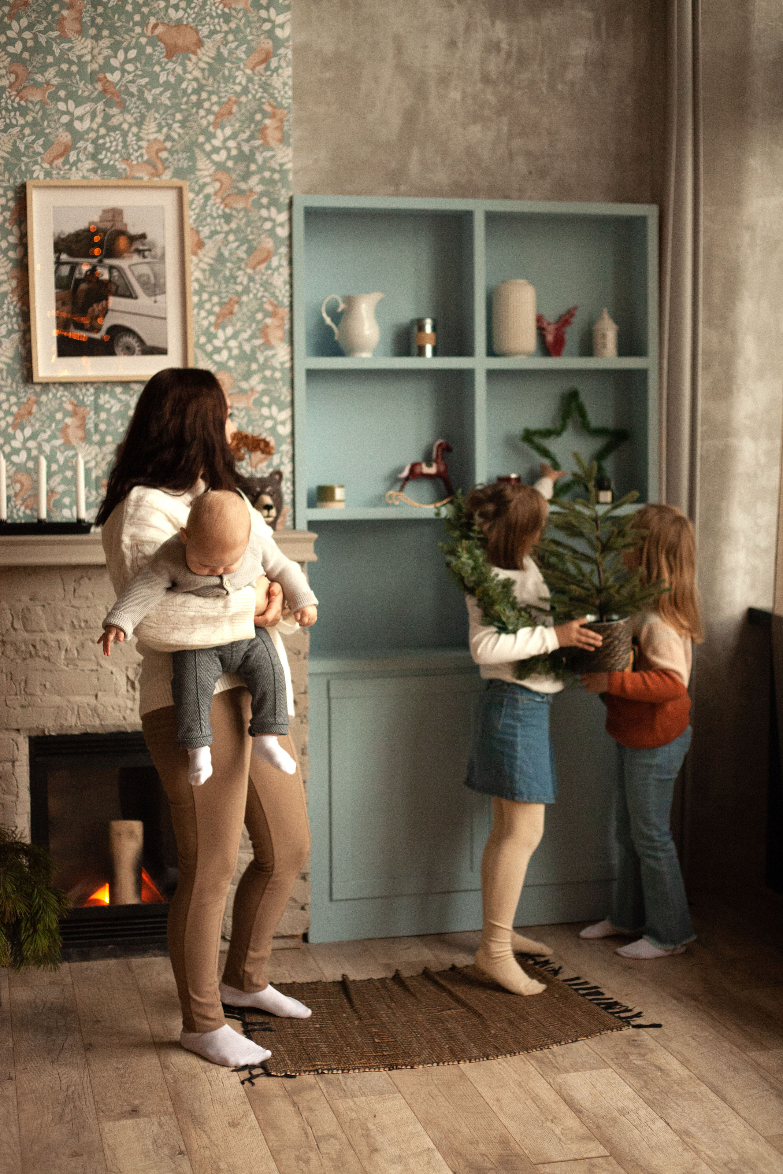 Семейная новогодняя история. Фотограф видеограф Ольга Василевская