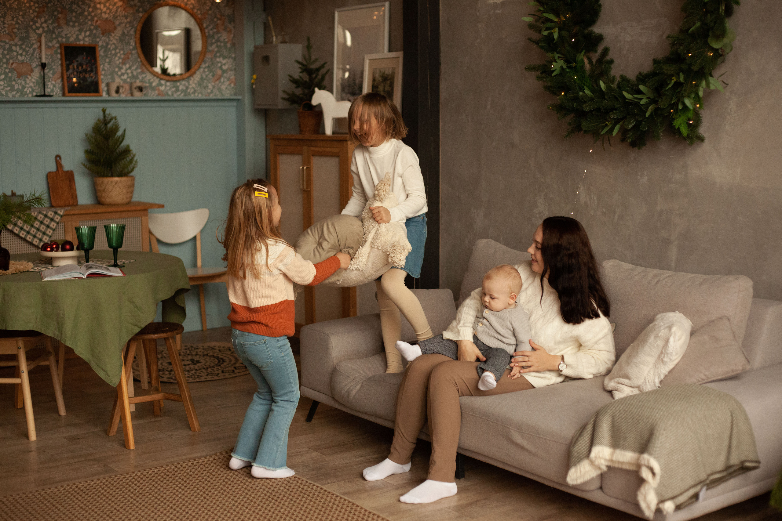 Семейная новогодняя история. Фотограф видеограф Ольга Василевская