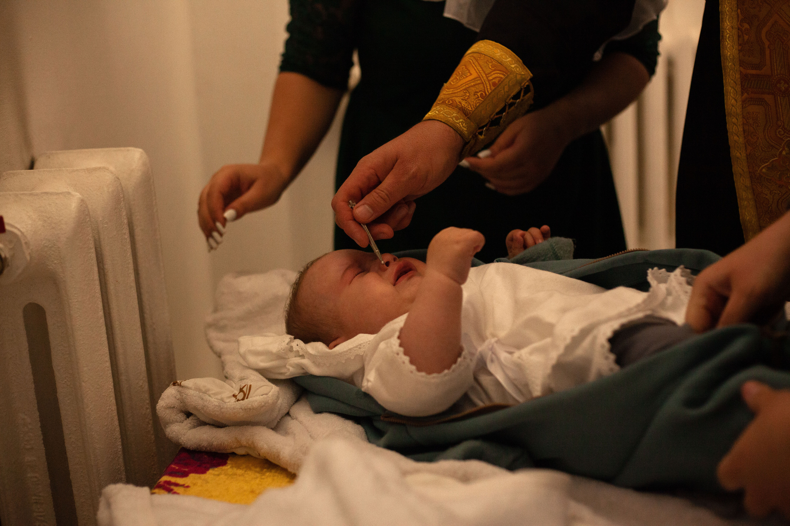 Крещение малыша 6 месяцев. Фотограф видеограф Ольга Василевская